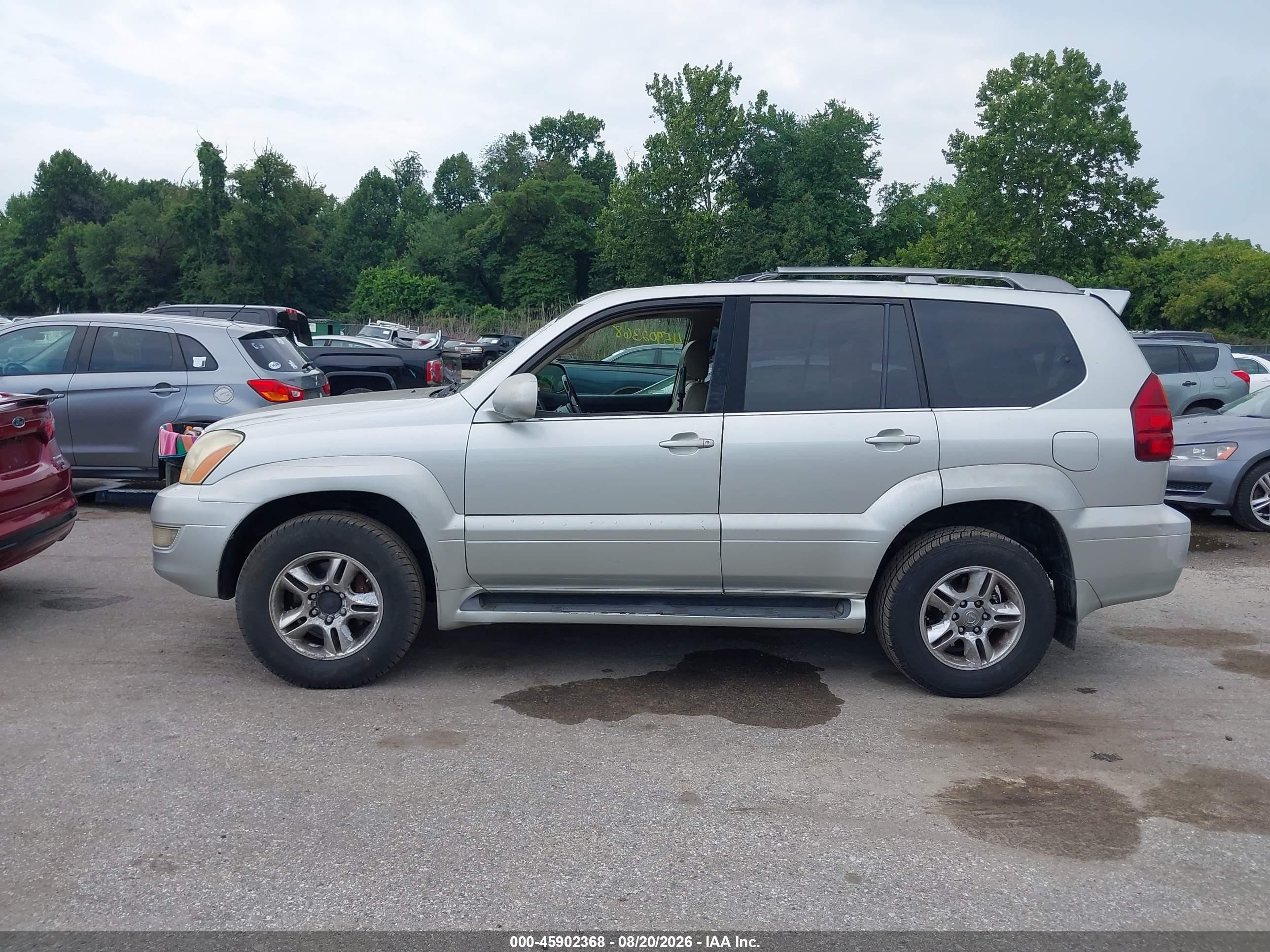 2005 Lexus Gx 470   Silver vin: JTJBT20X050086889