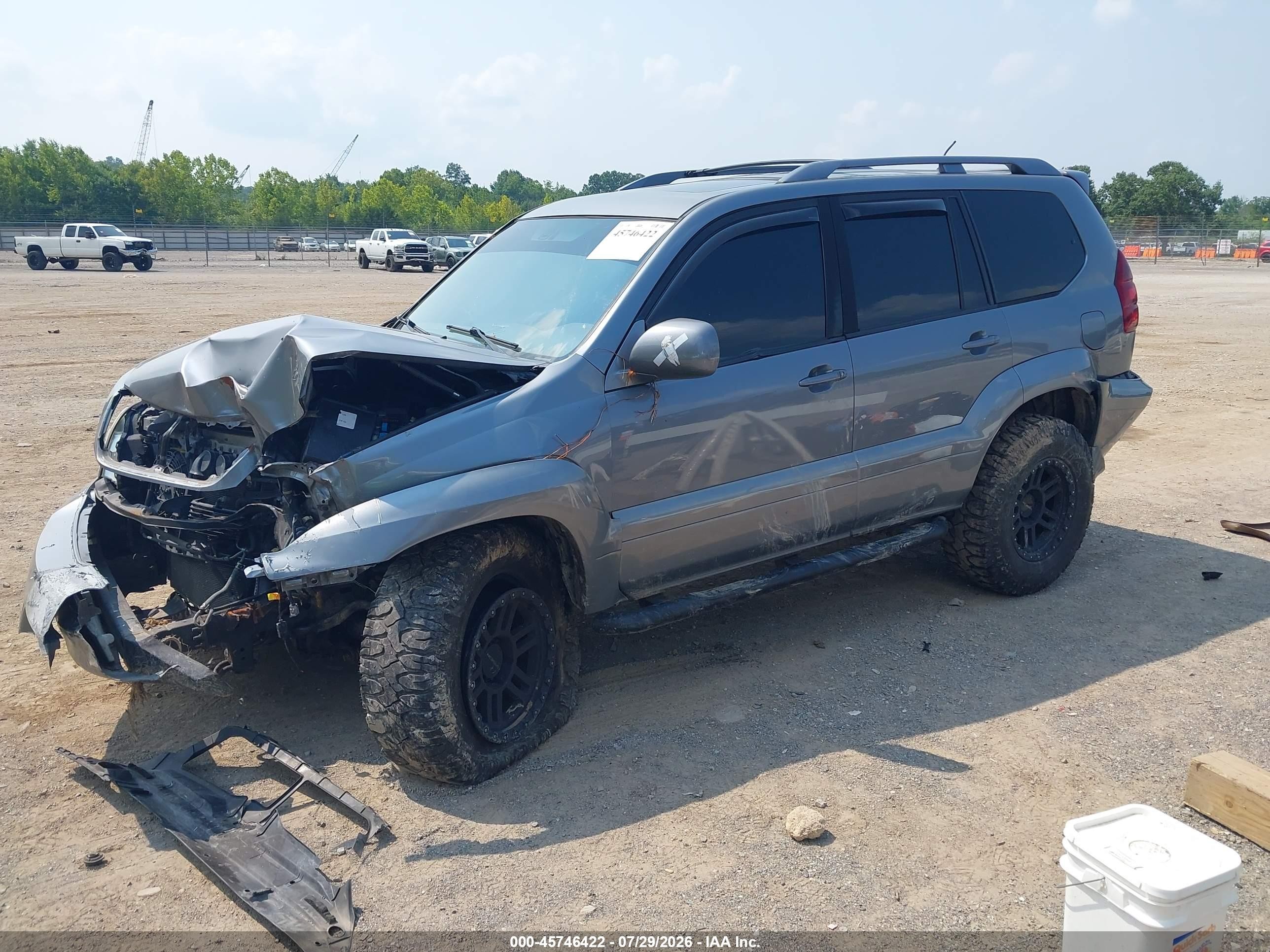 2006 Lexus Gx 470   Gray vin: JTJBT20X060124686