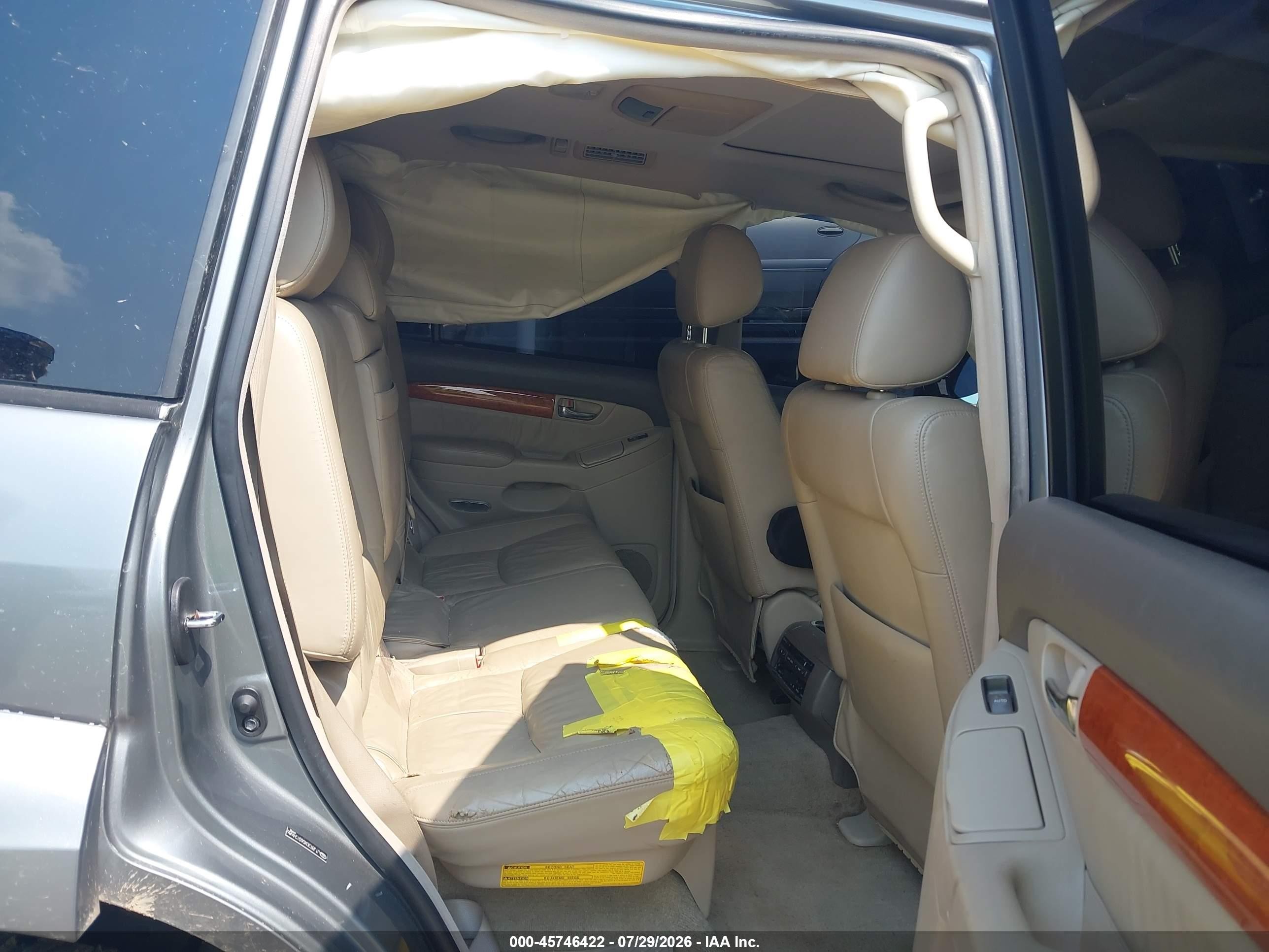 2006 Lexus Gx 470   Gray vin: JTJBT20X060124686