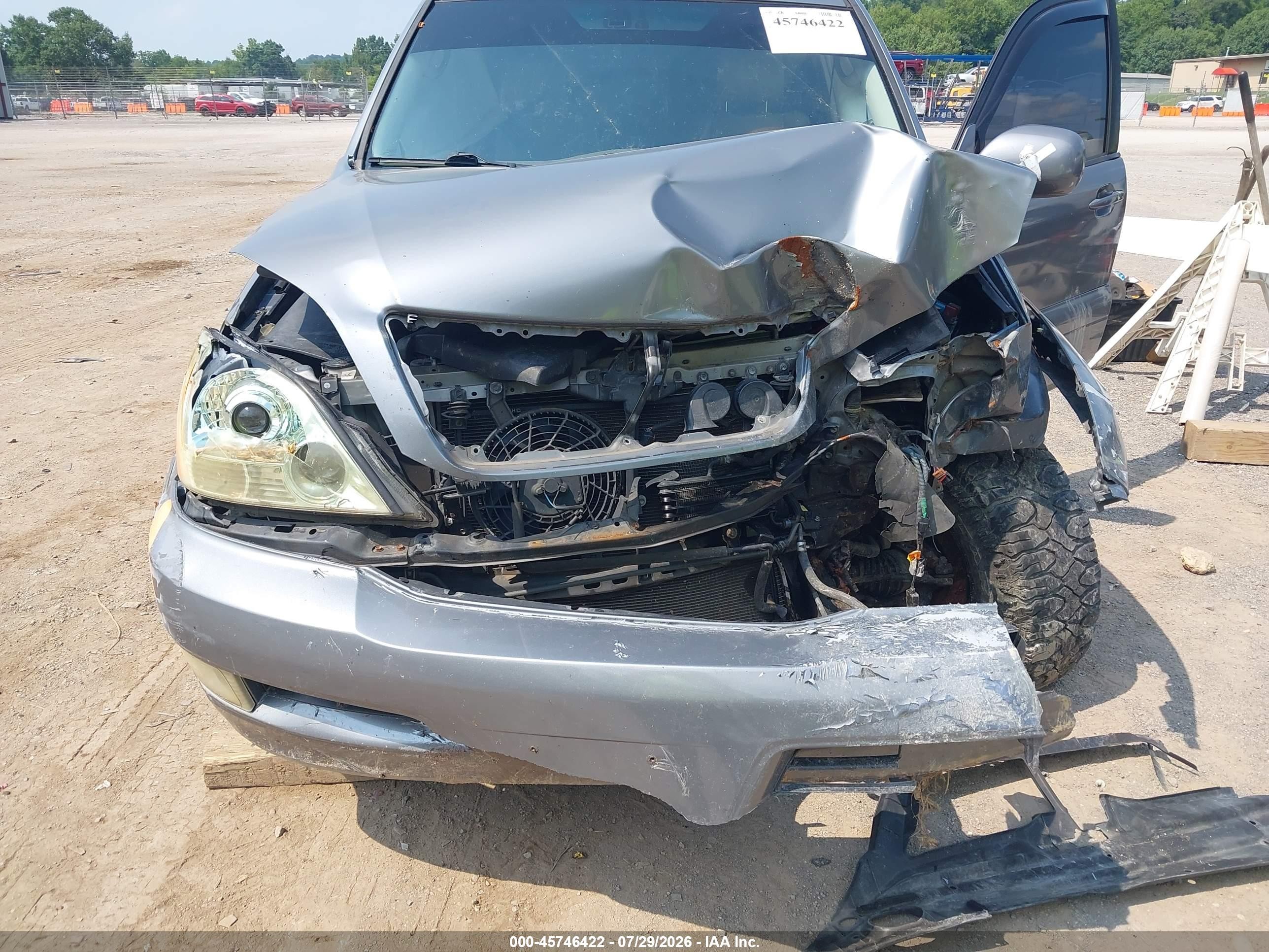2006 Lexus Gx 470   Gray vin: JTJBT20X060124686