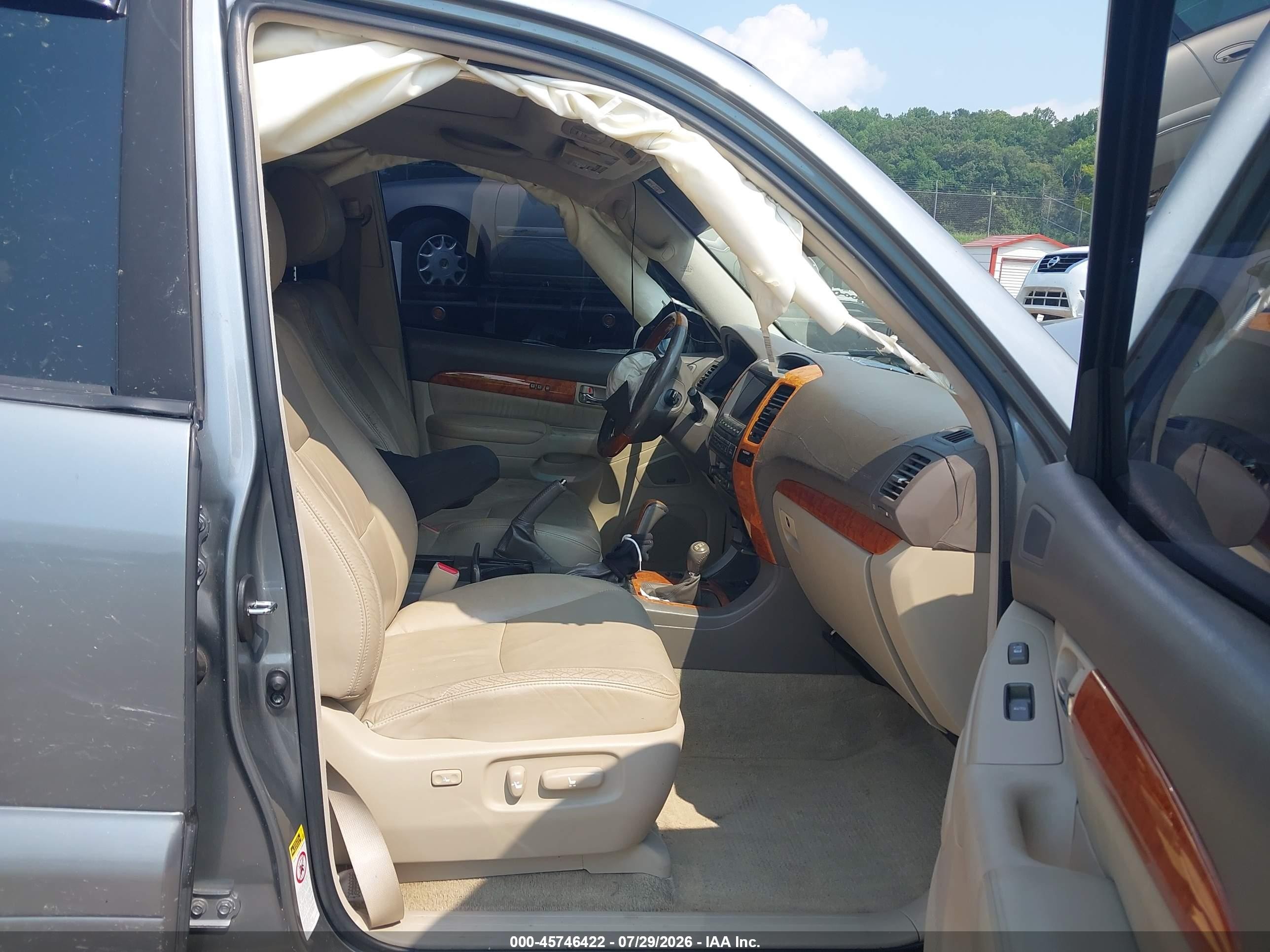 2006 Lexus Gx 470   Gray vin: JTJBT20X060124686