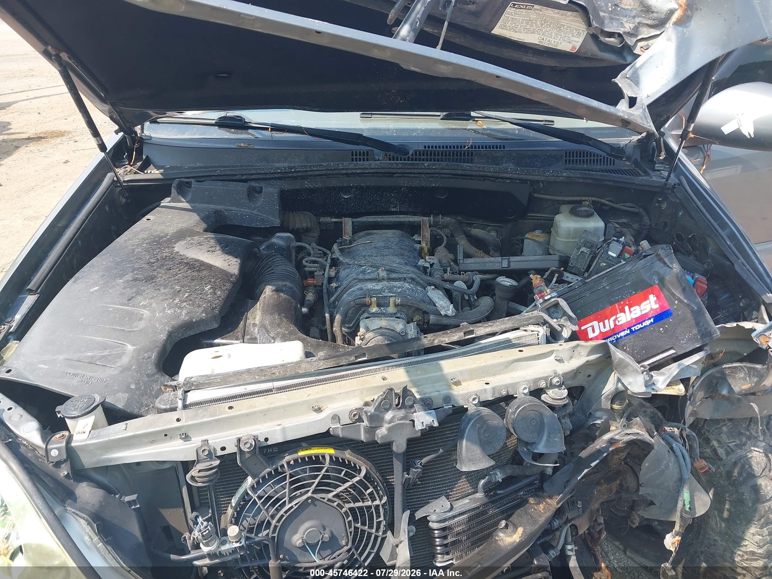 2006 Lexus Gx 470   Gray vin: JTJBT20X060124686