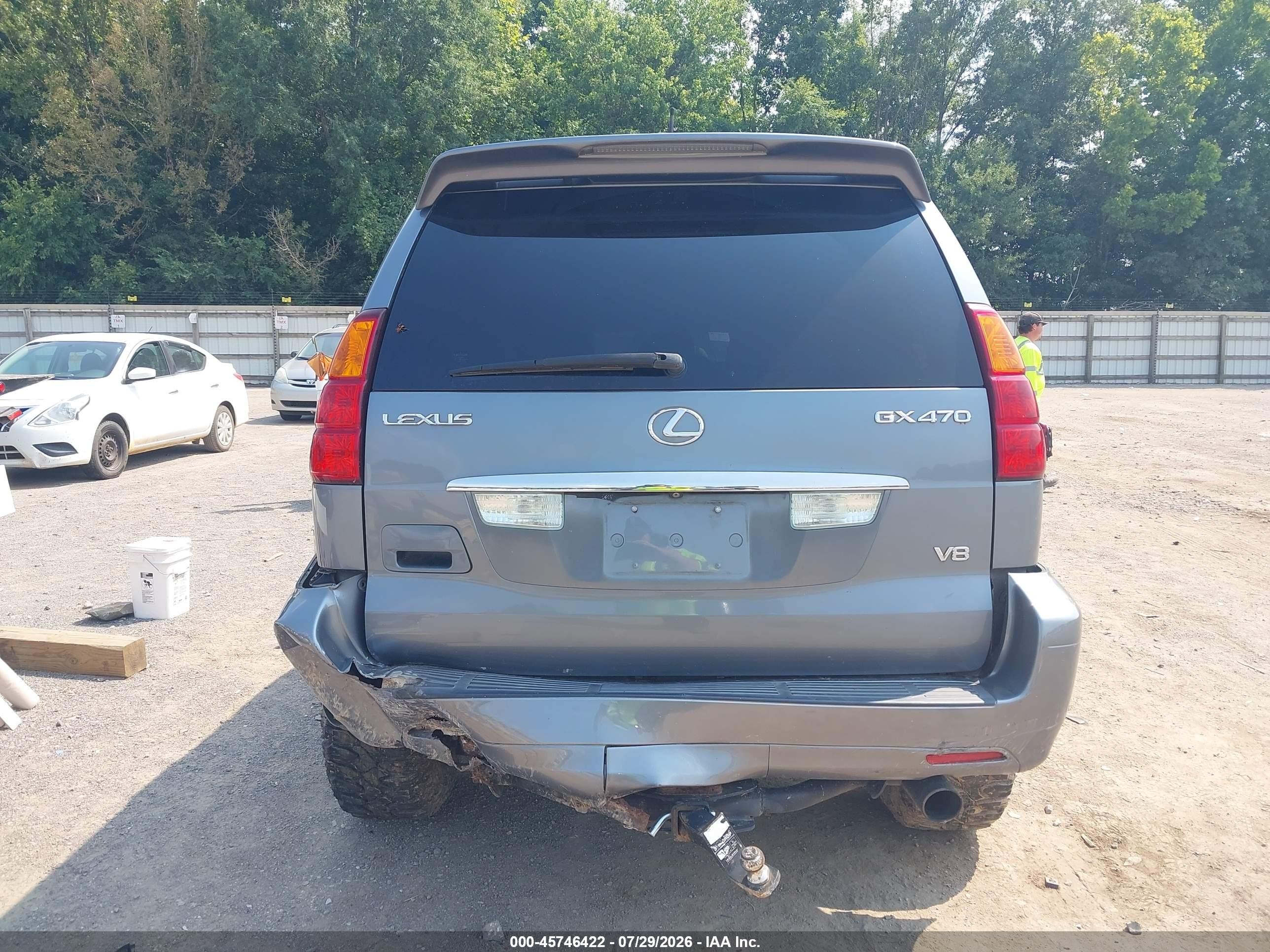 2006 Lexus Gx 470   Gray vin: JTJBT20X060124686