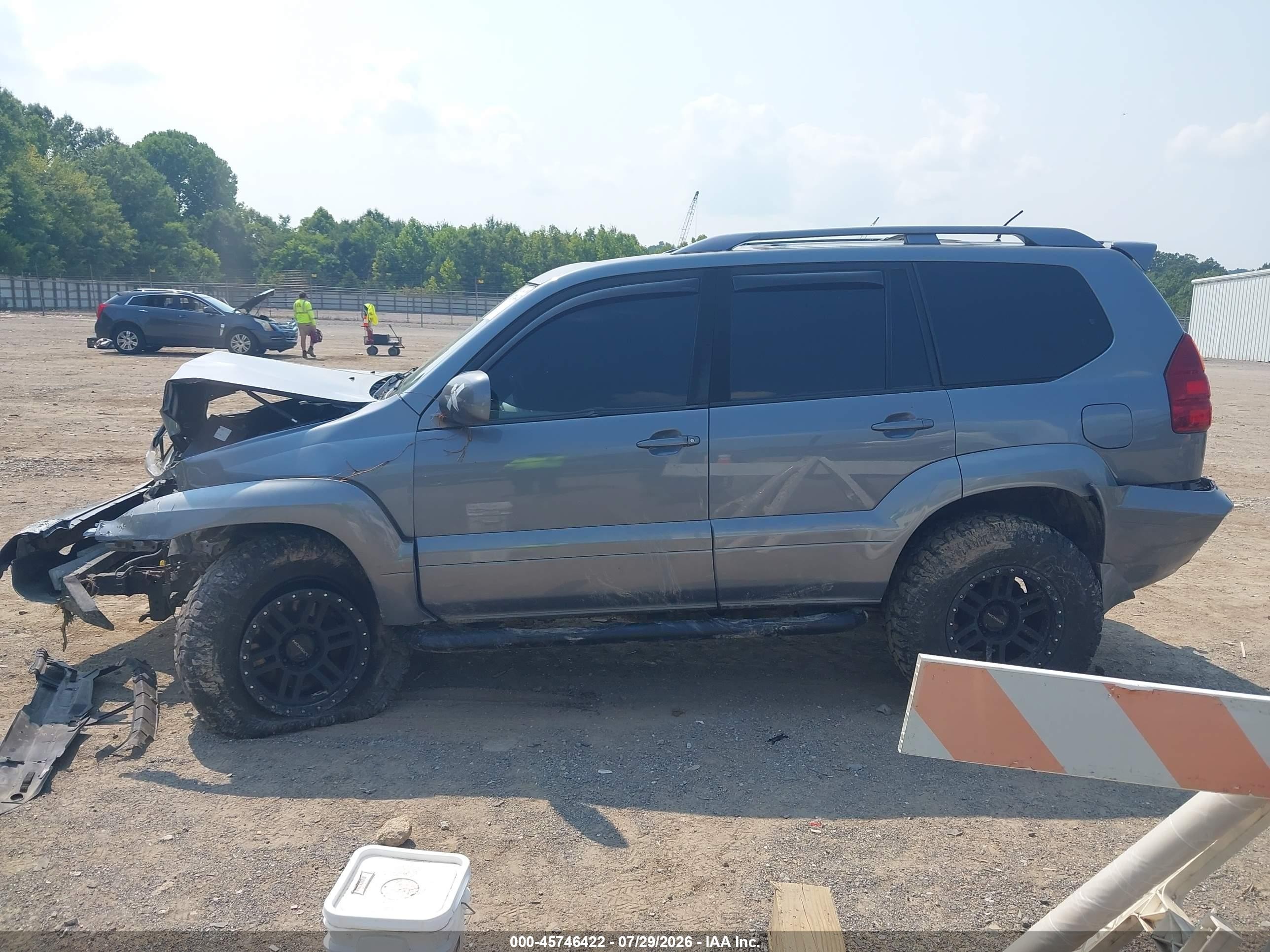 2006 Lexus Gx 470   Gray vin: JTJBT20X060124686