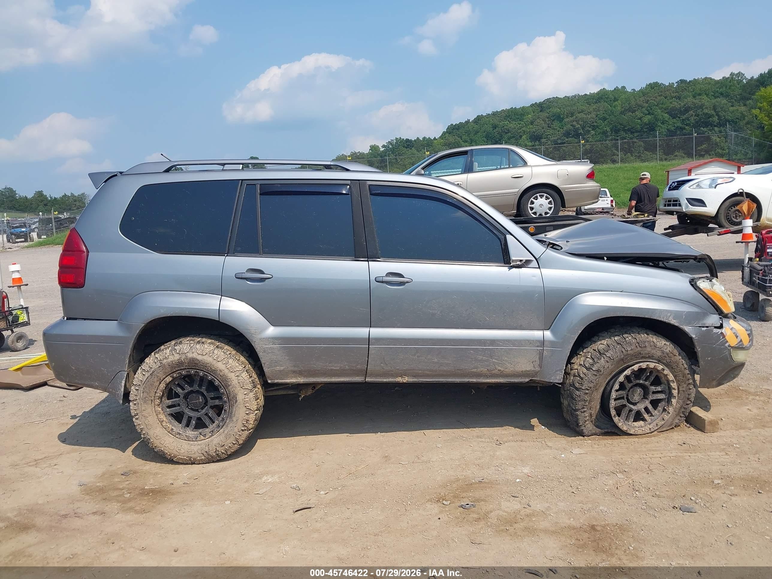2006 Lexus Gx 470   Gray vin: JTJBT20X060124686