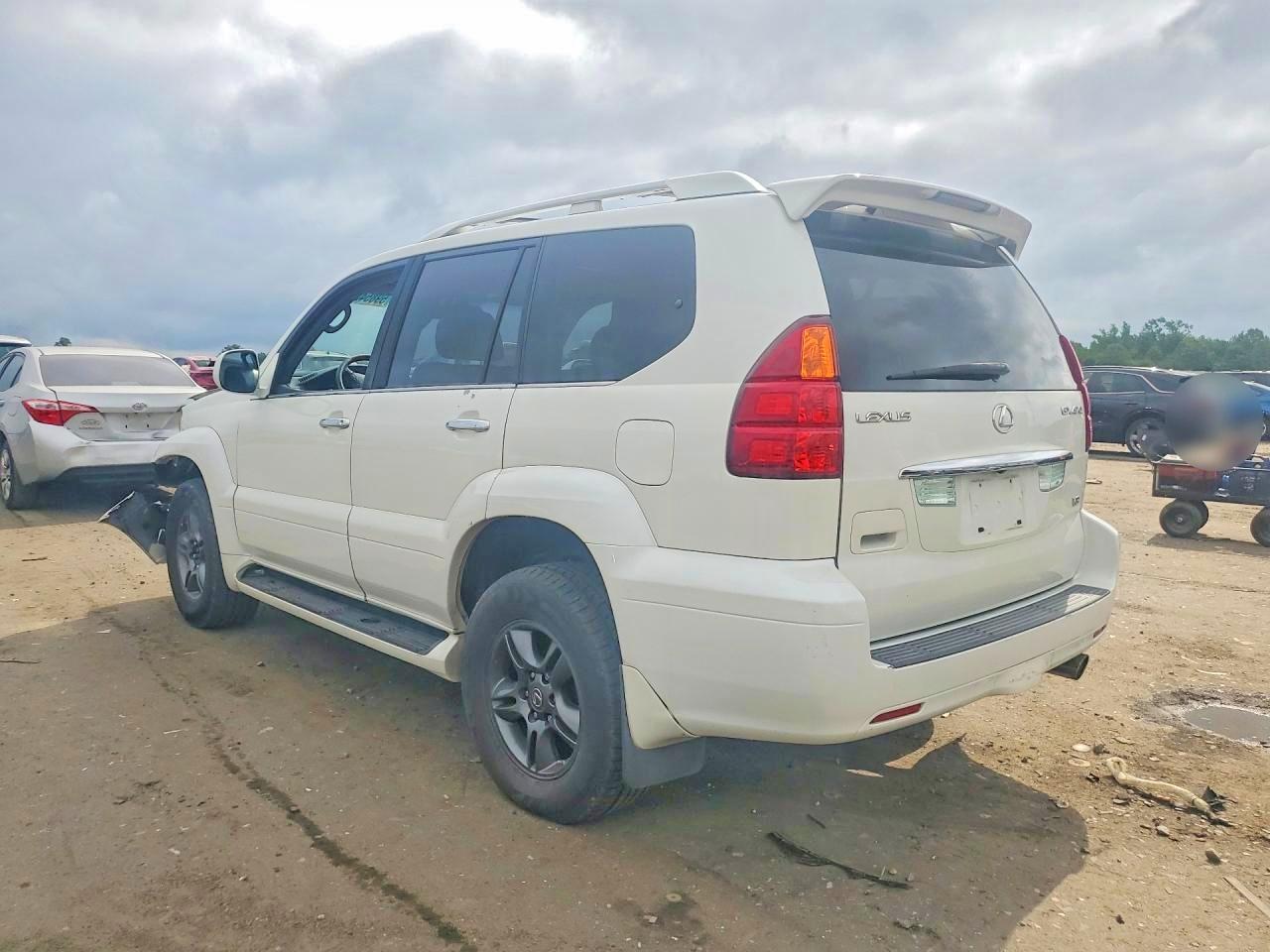 2007 Lexus Gx 470 White vin: JTJBT20X070129663