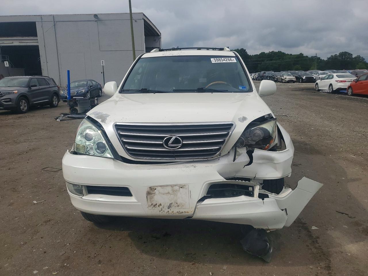 2007 Lexus Gx 470 White vin: JTJBT20X070129663
