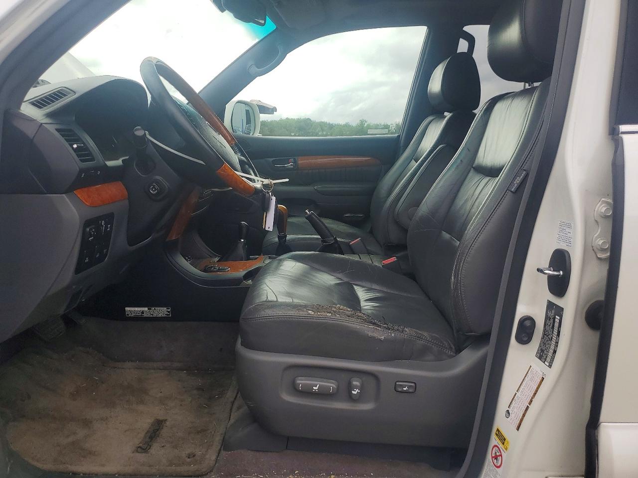 2007 Lexus Gx 470 White vin: JTJBT20X070129663