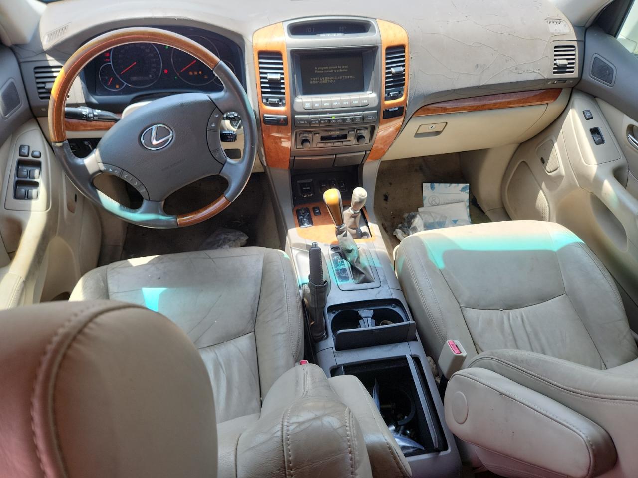 2007 Lexus Gx 470 White vin: JTJBT20X070132823