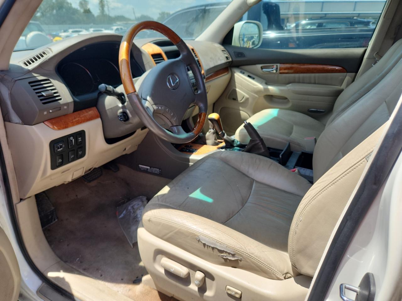 2007 Lexus Gx 470 White vin: JTJBT20X070132823