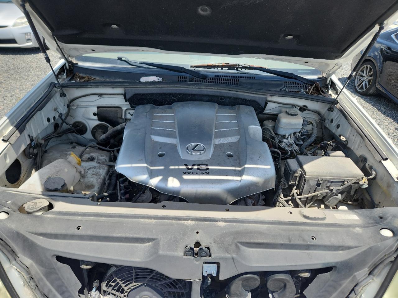 2007 Lexus Gx 470 White vin: JTJBT20X070132823
