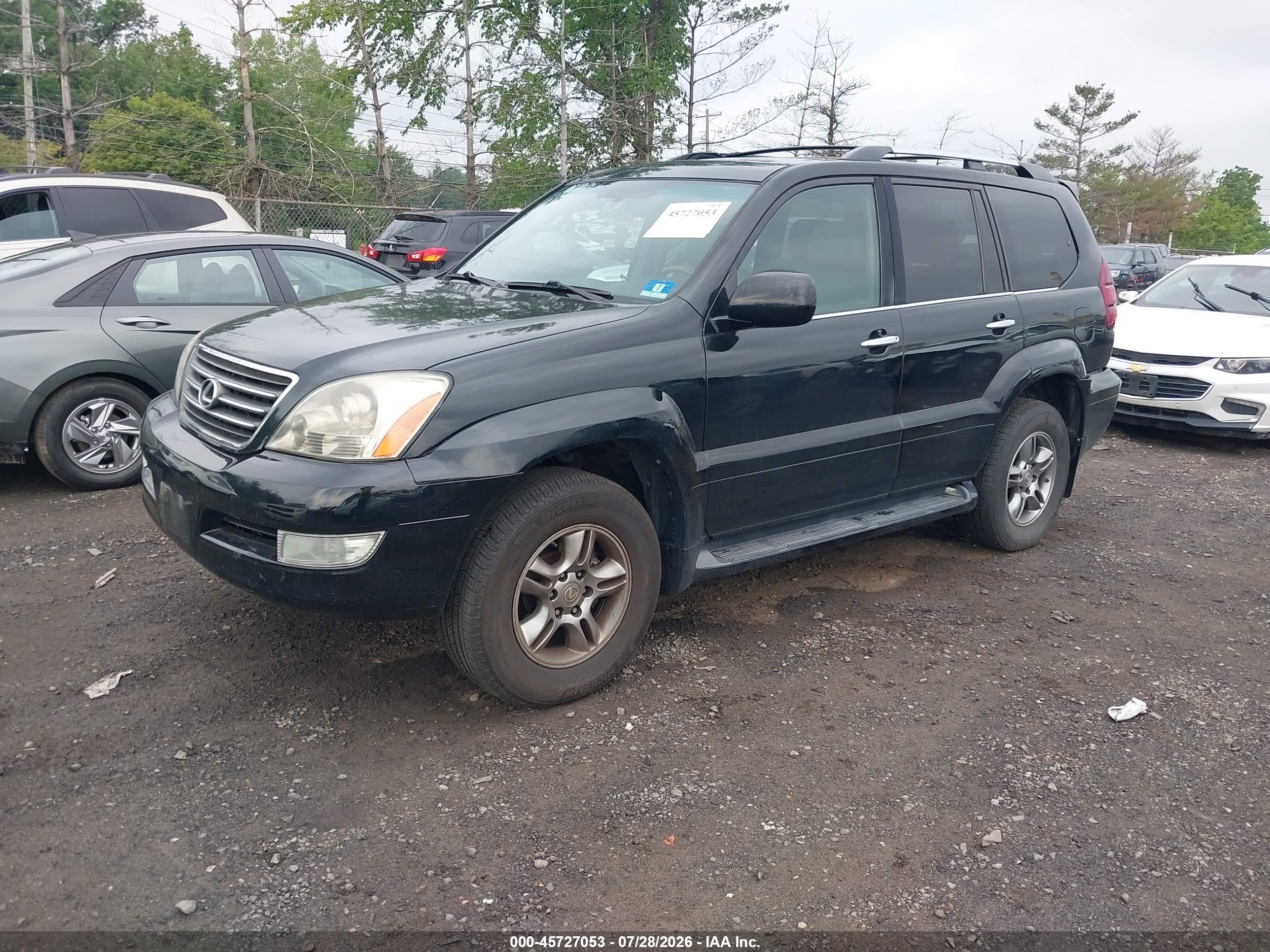 2008 Lexus Gx 470   Черный vin: JTJBT20X080149719