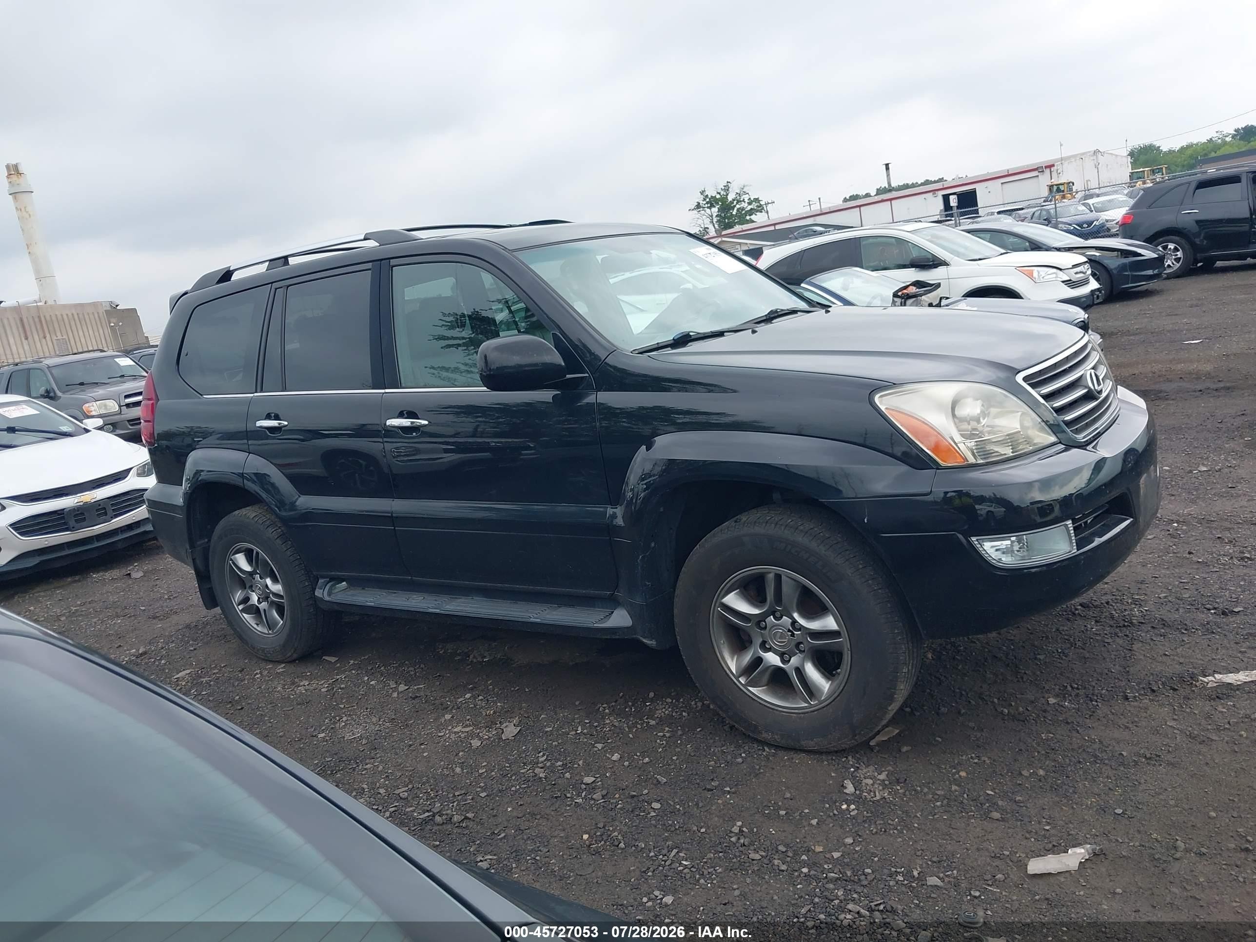 2008 Lexus Gx 470   Черный vin: JTJBT20X080149719