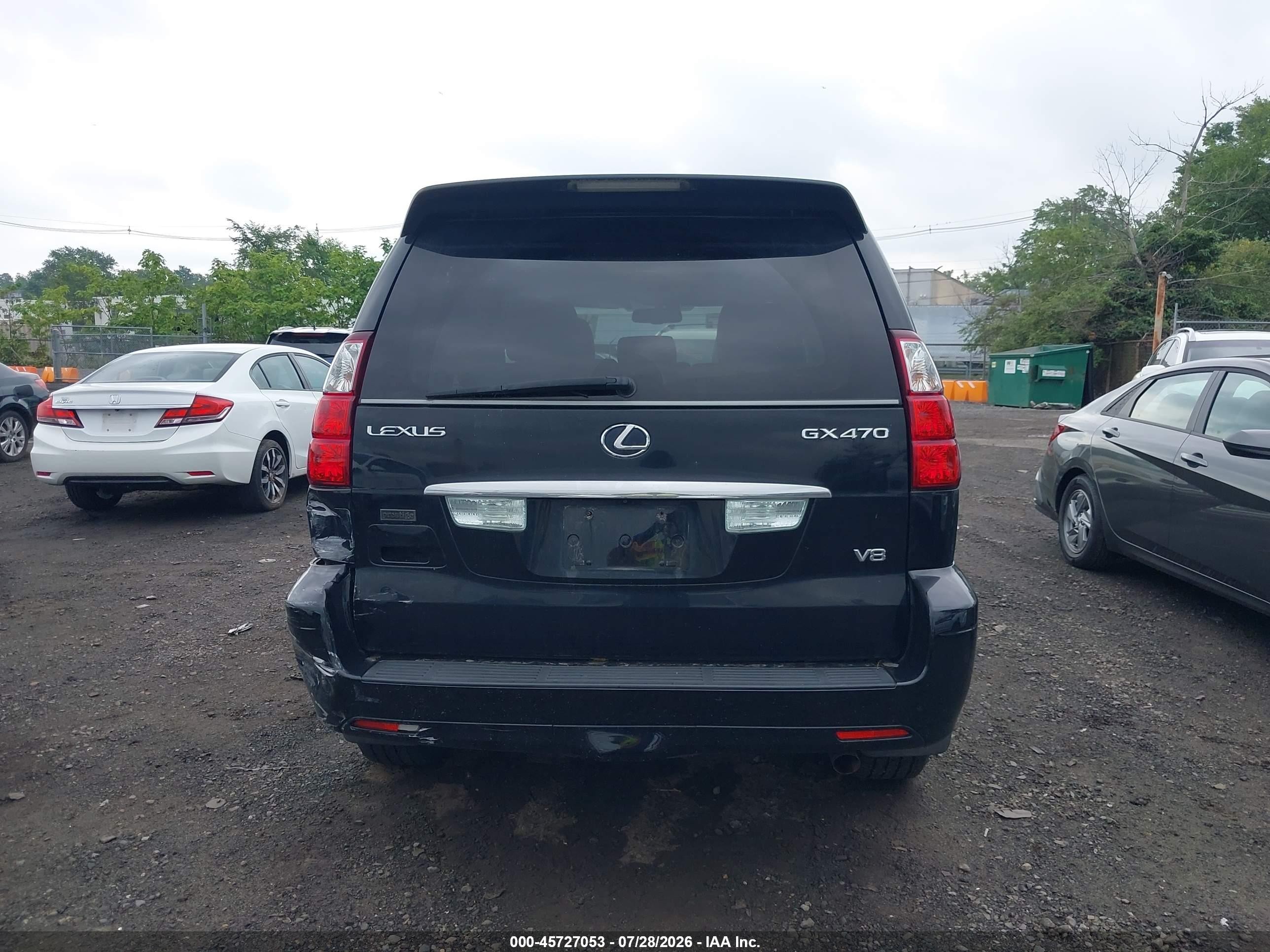 2008 Lexus Gx 470   Черный vin: JTJBT20X080149719