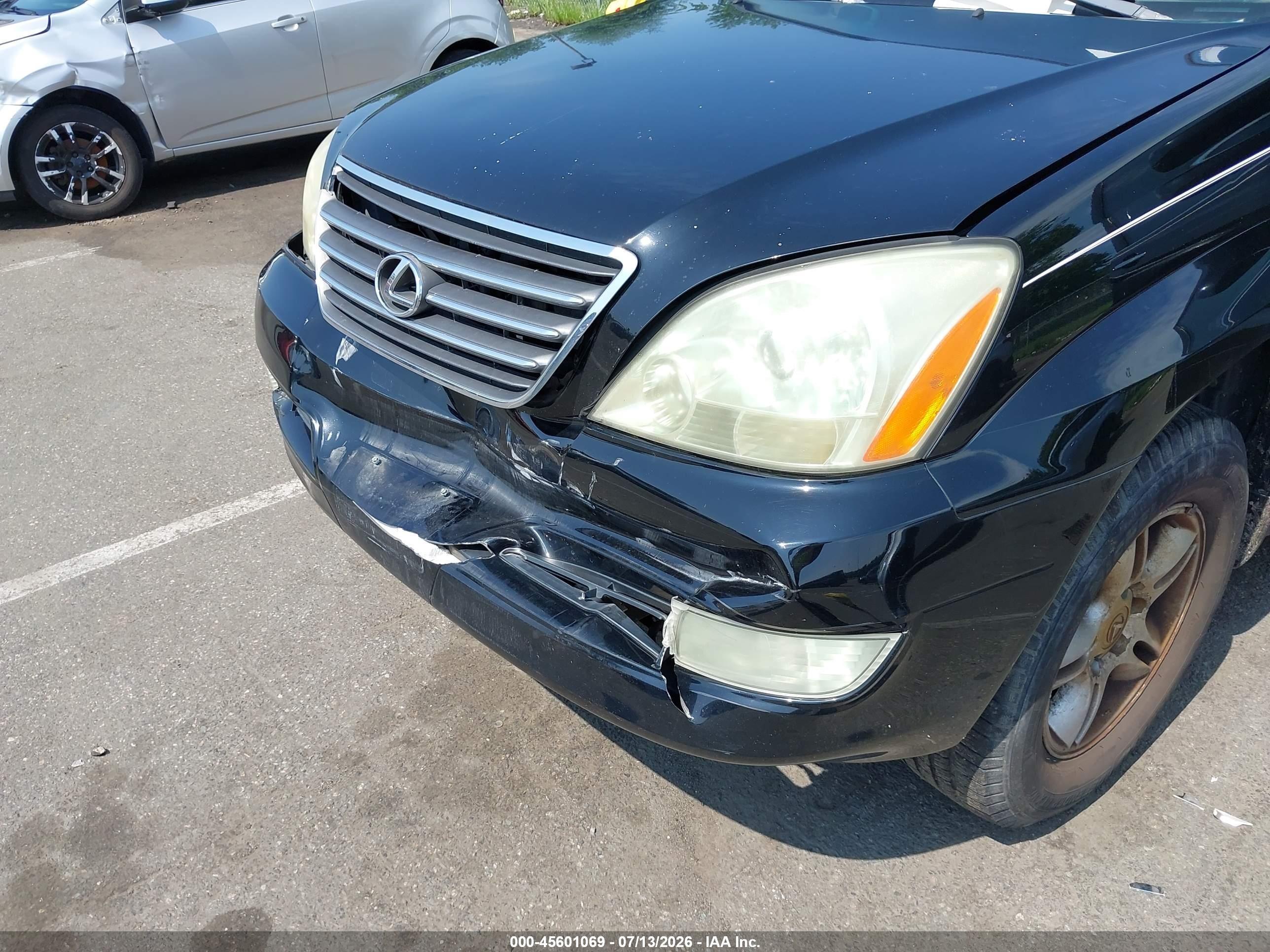 2008 Lexus Gx 470   Black vin: JTJBT20X080158274