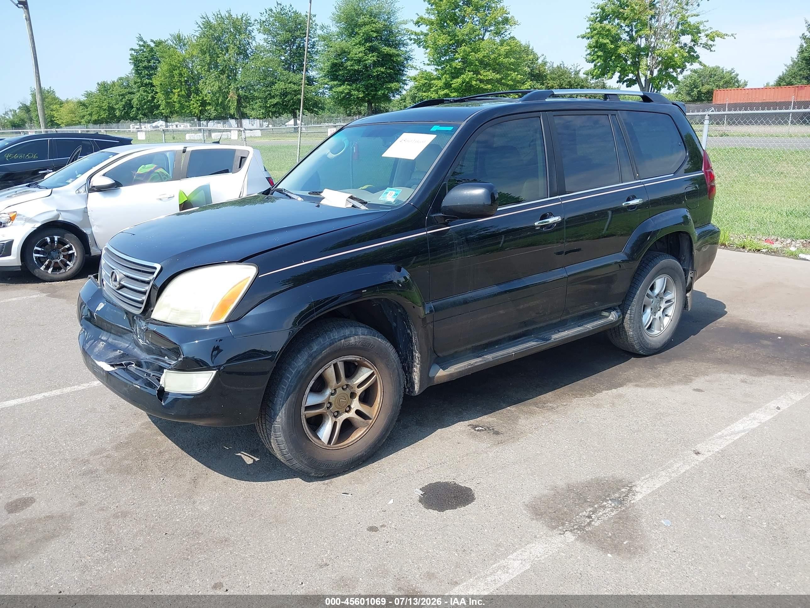 2008 Lexus Gx 470   Black vin: JTJBT20X080158274