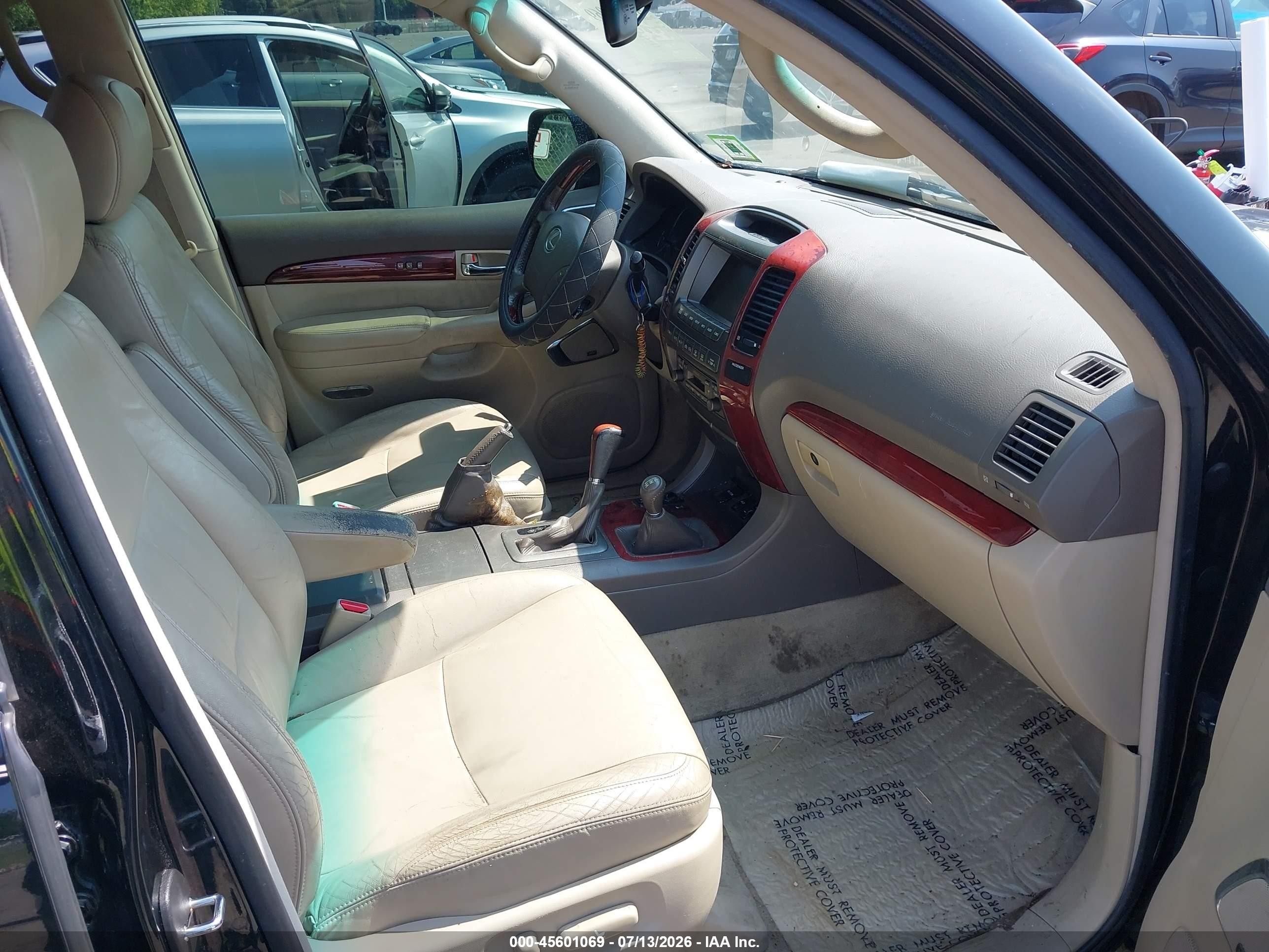 2008 Lexus Gx 470   Black vin: JTJBT20X080158274
