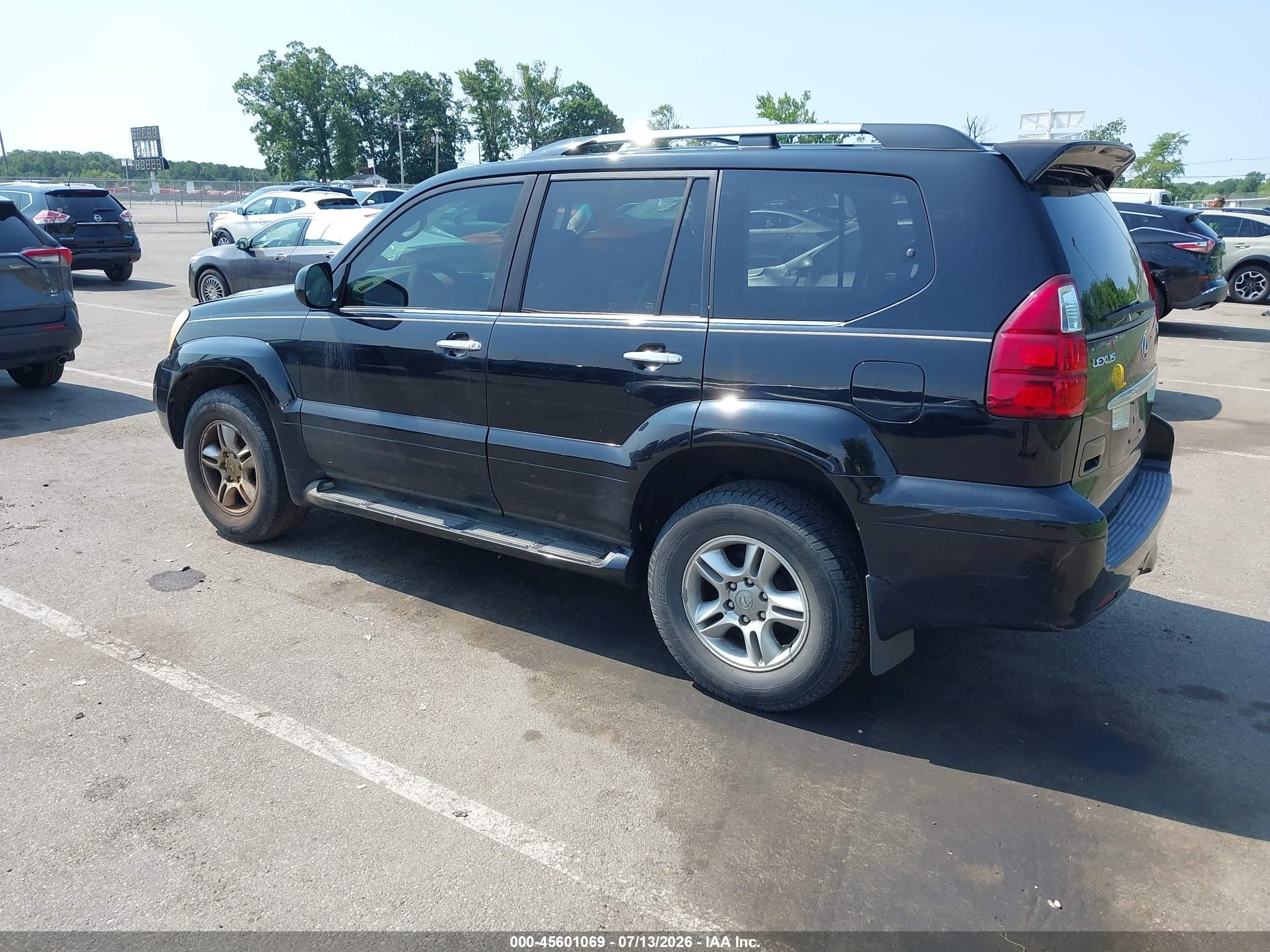 2008 Lexus Gx 470   Black vin: JTJBT20X080158274
