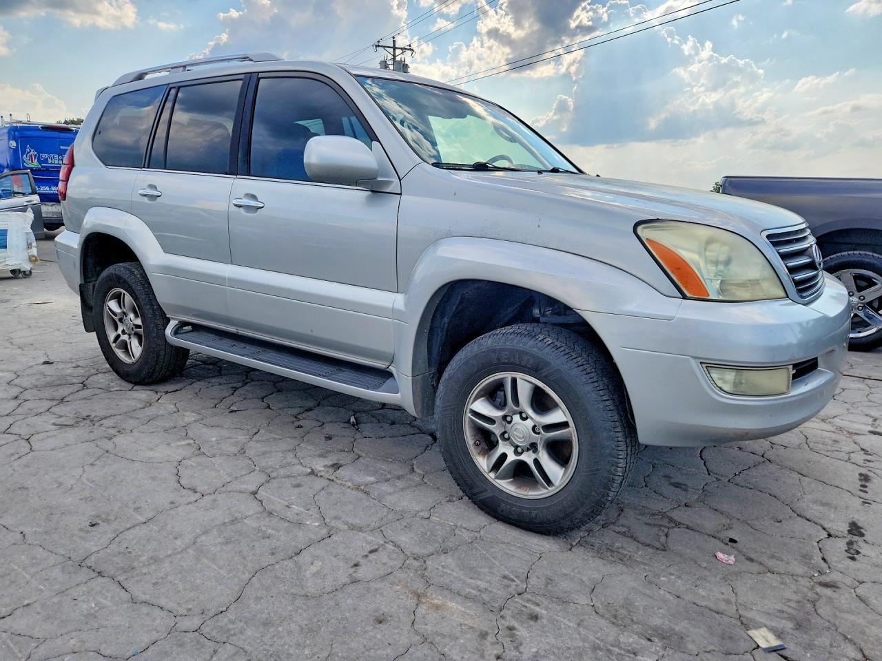2008 Lexus Gx 470 Silver vin: JTJBT20X080161644