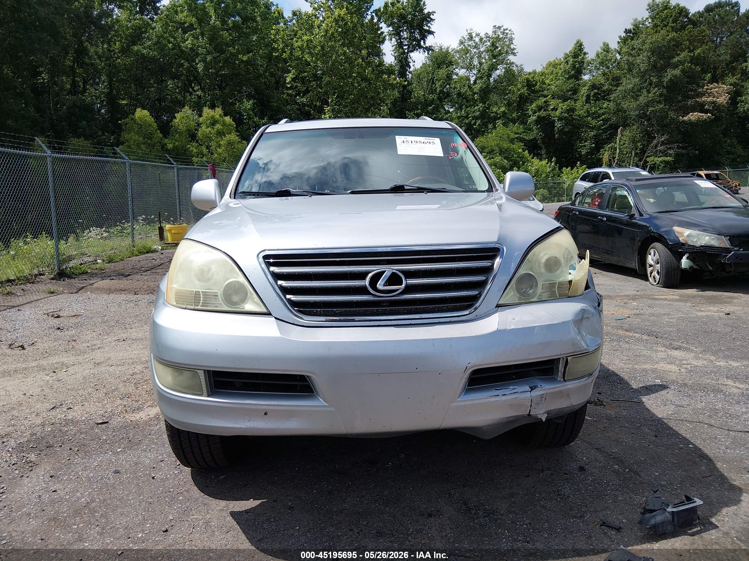 2008 Lexus Gx 470   Silver vin: JTJBT20X080163846