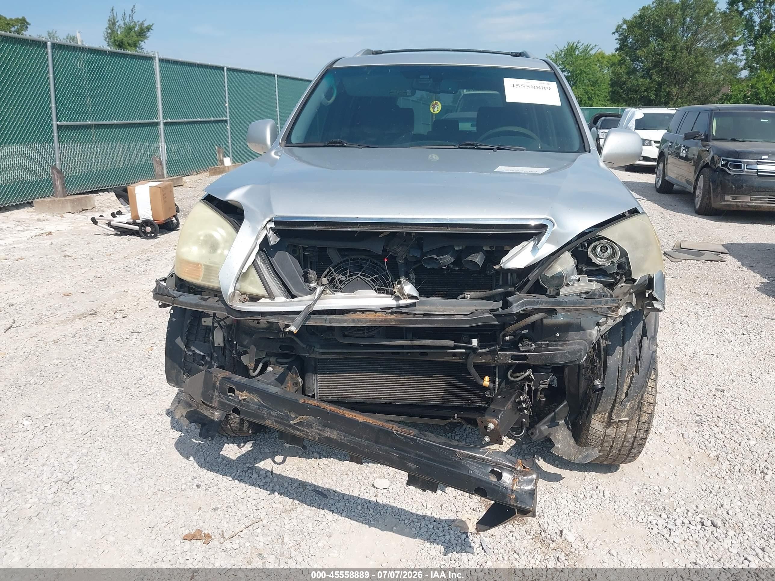 2008 Lexus Gx 470   Silver vin: JTJBT20X080167606