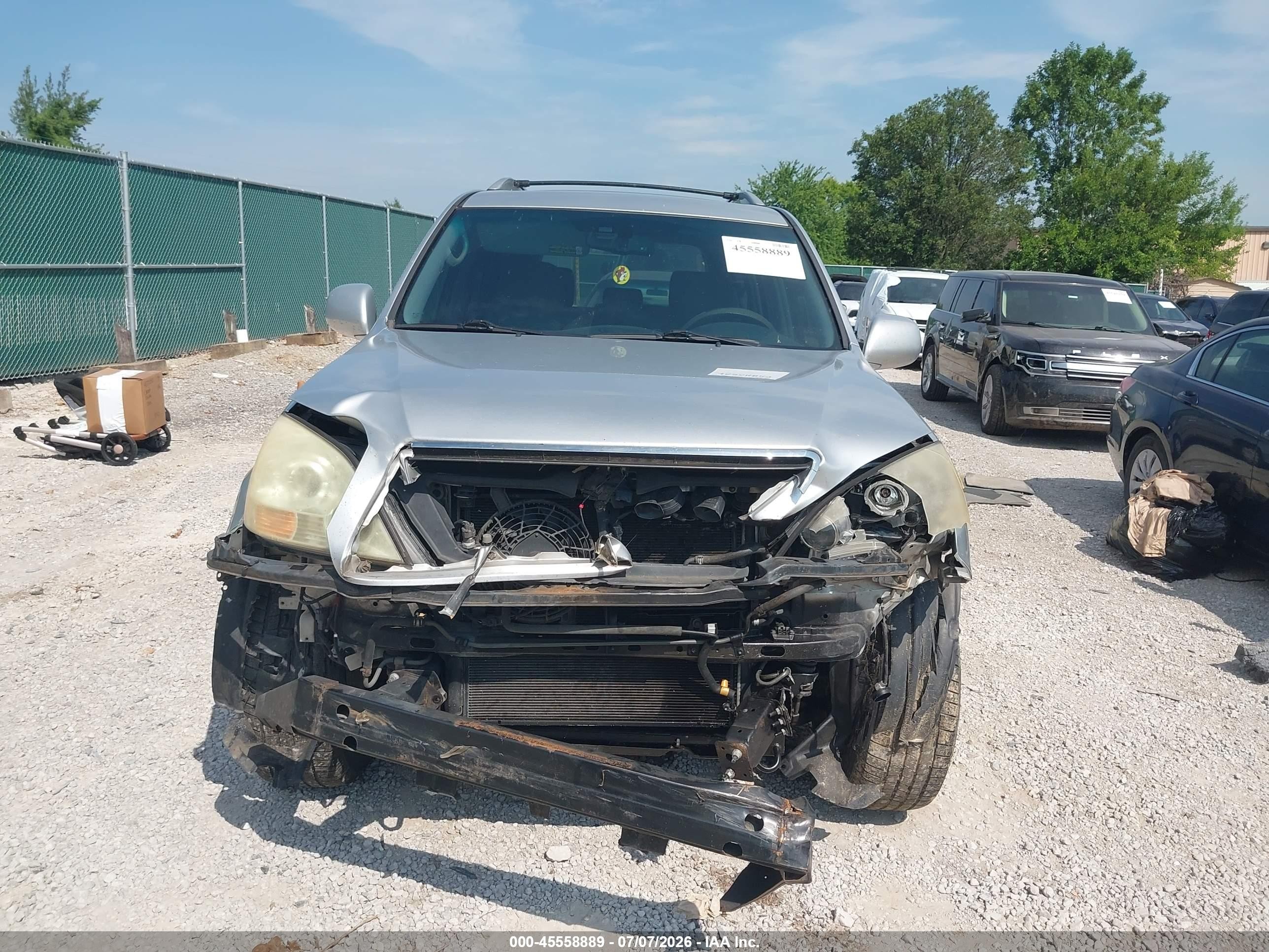 2008 Lexus Gx 470   Silver vin: JTJBT20X080167606