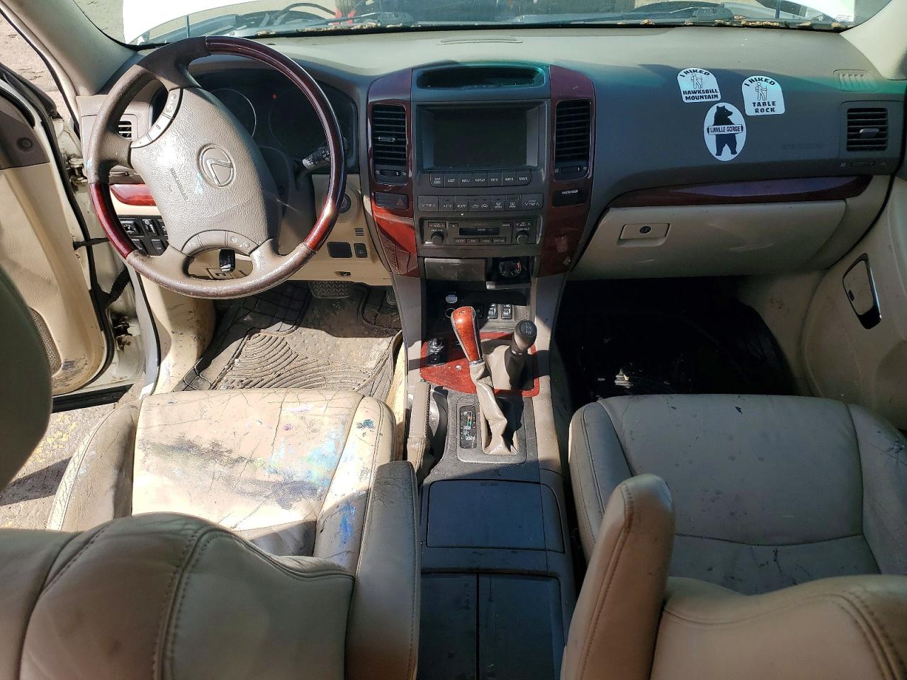 2008 Lexus Gx 470 White vin: JTJBT20X080167685