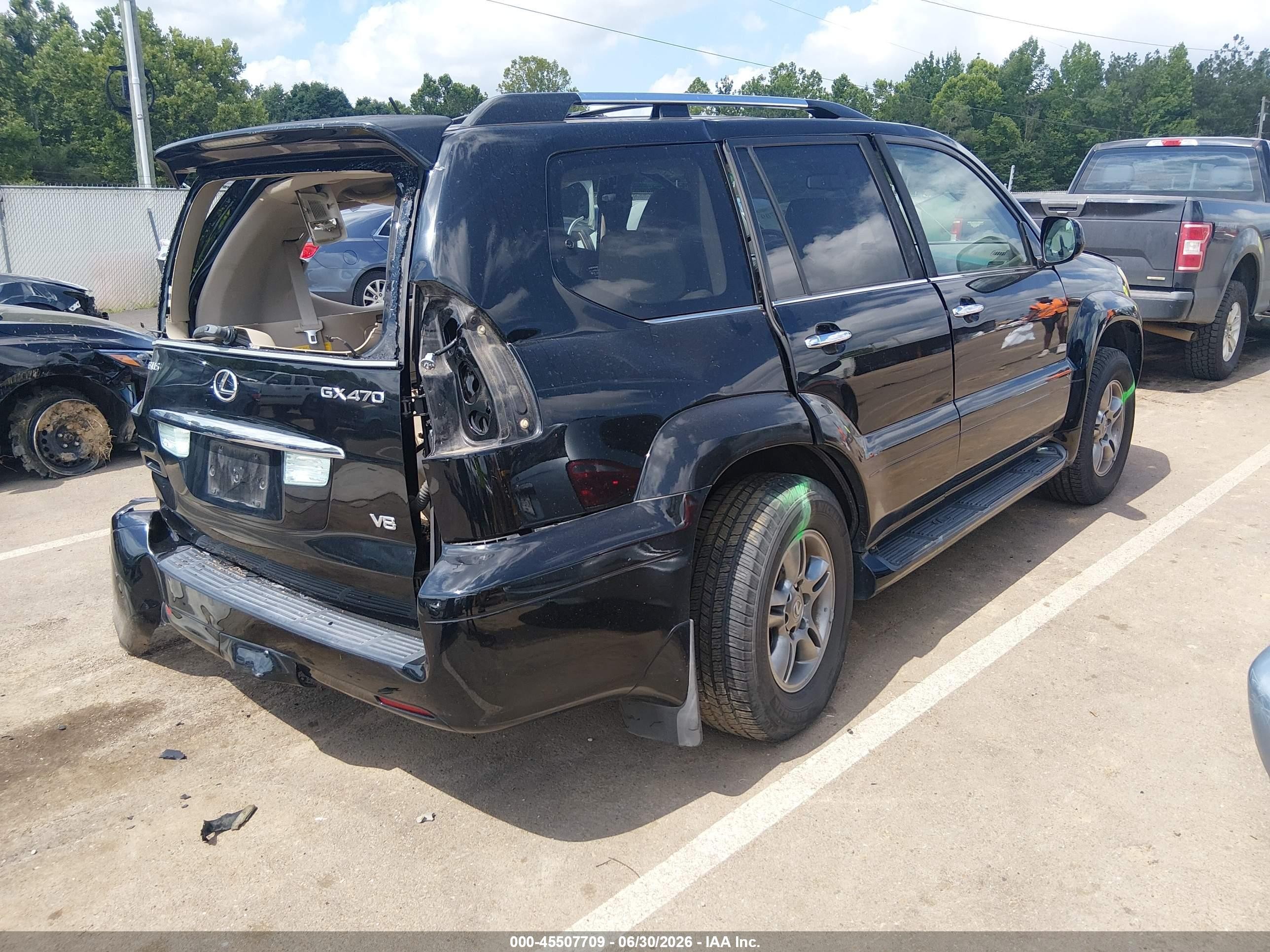 2009 Lexus Gx 470   Black vin: JTJBT20X090174928
