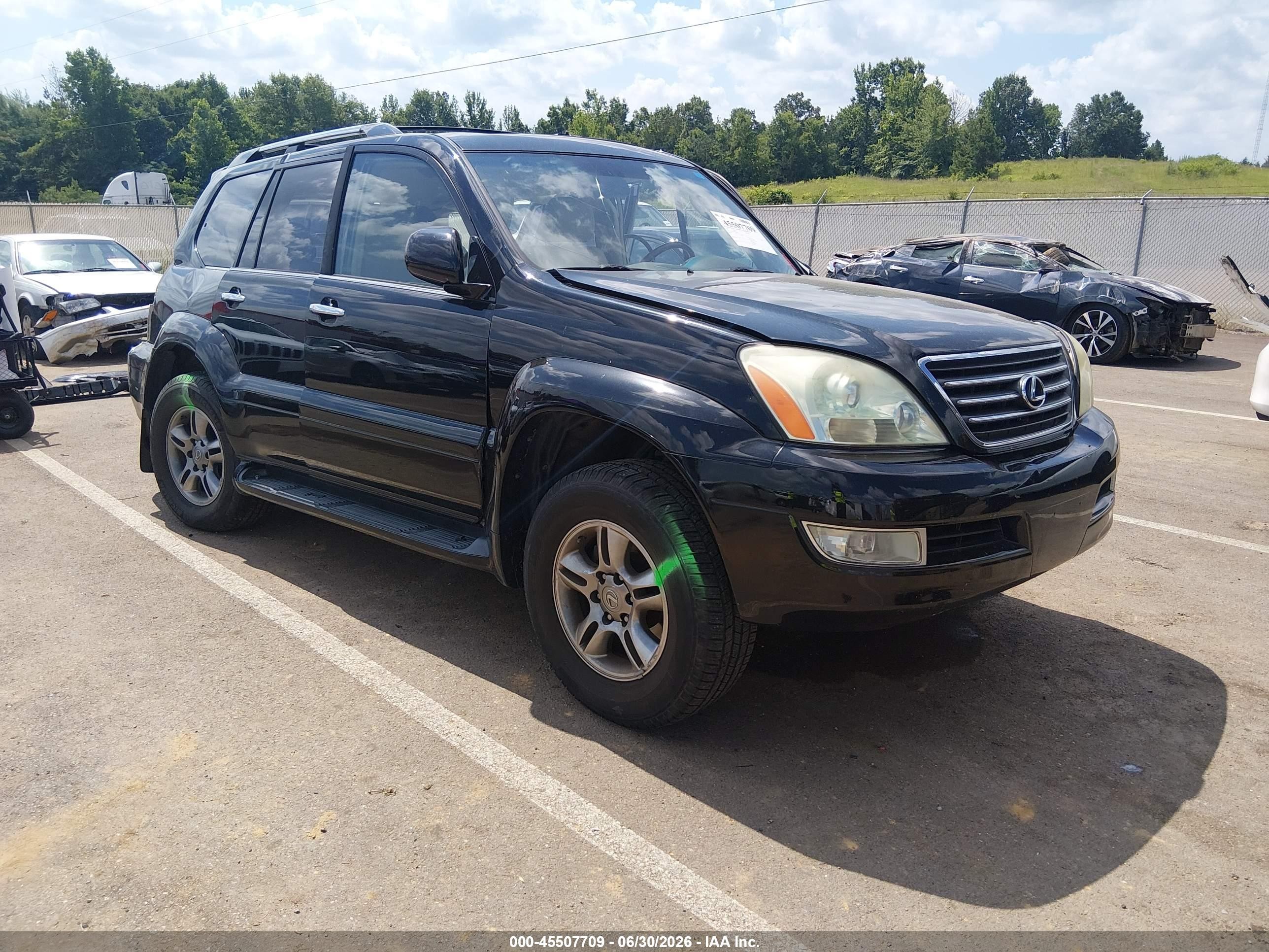 2009 Lexus Gx 470   Black vin: JTJBT20X090174928
