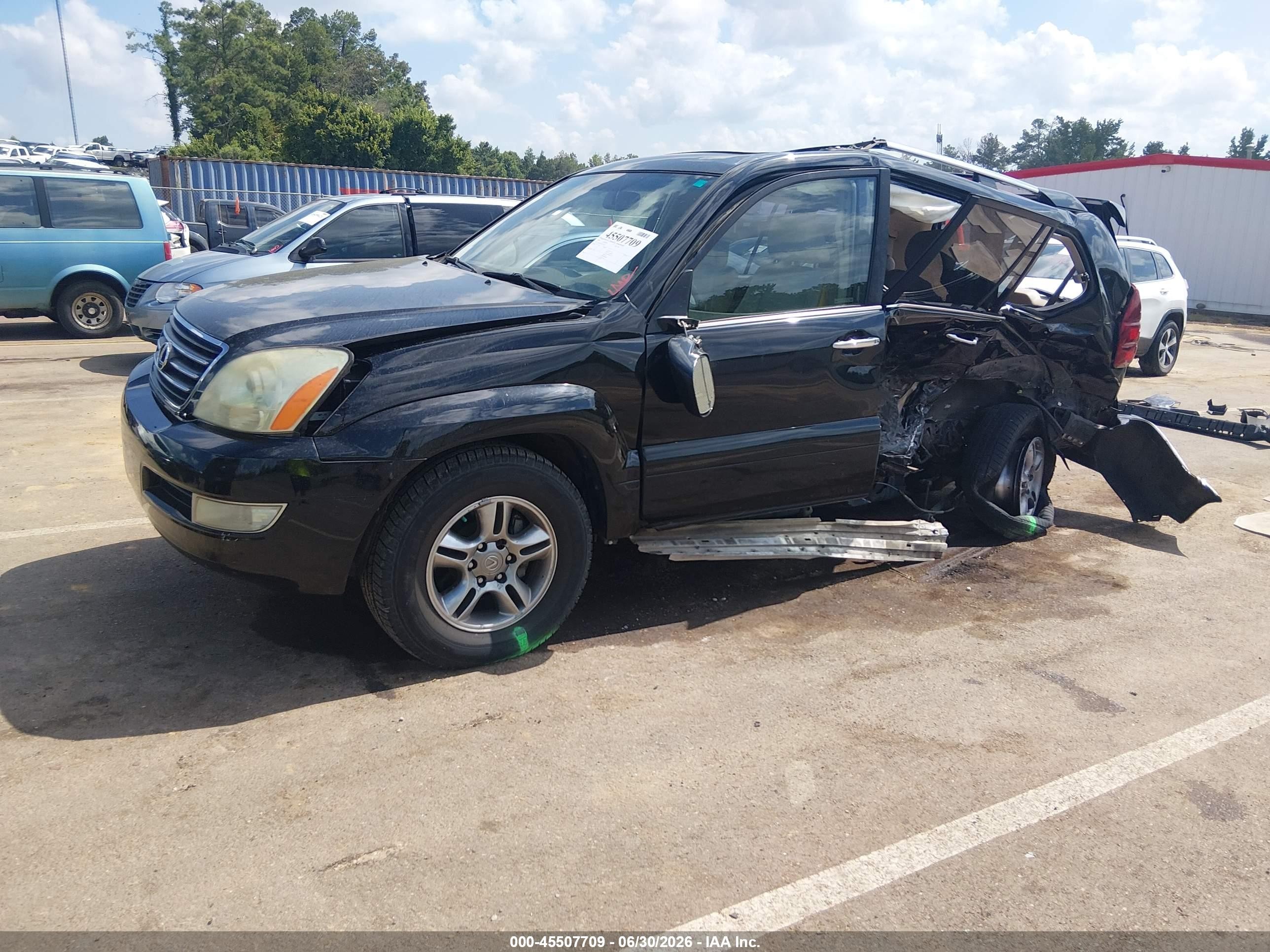 2009 Lexus Gx 470   Black vin: JTJBT20X090174928