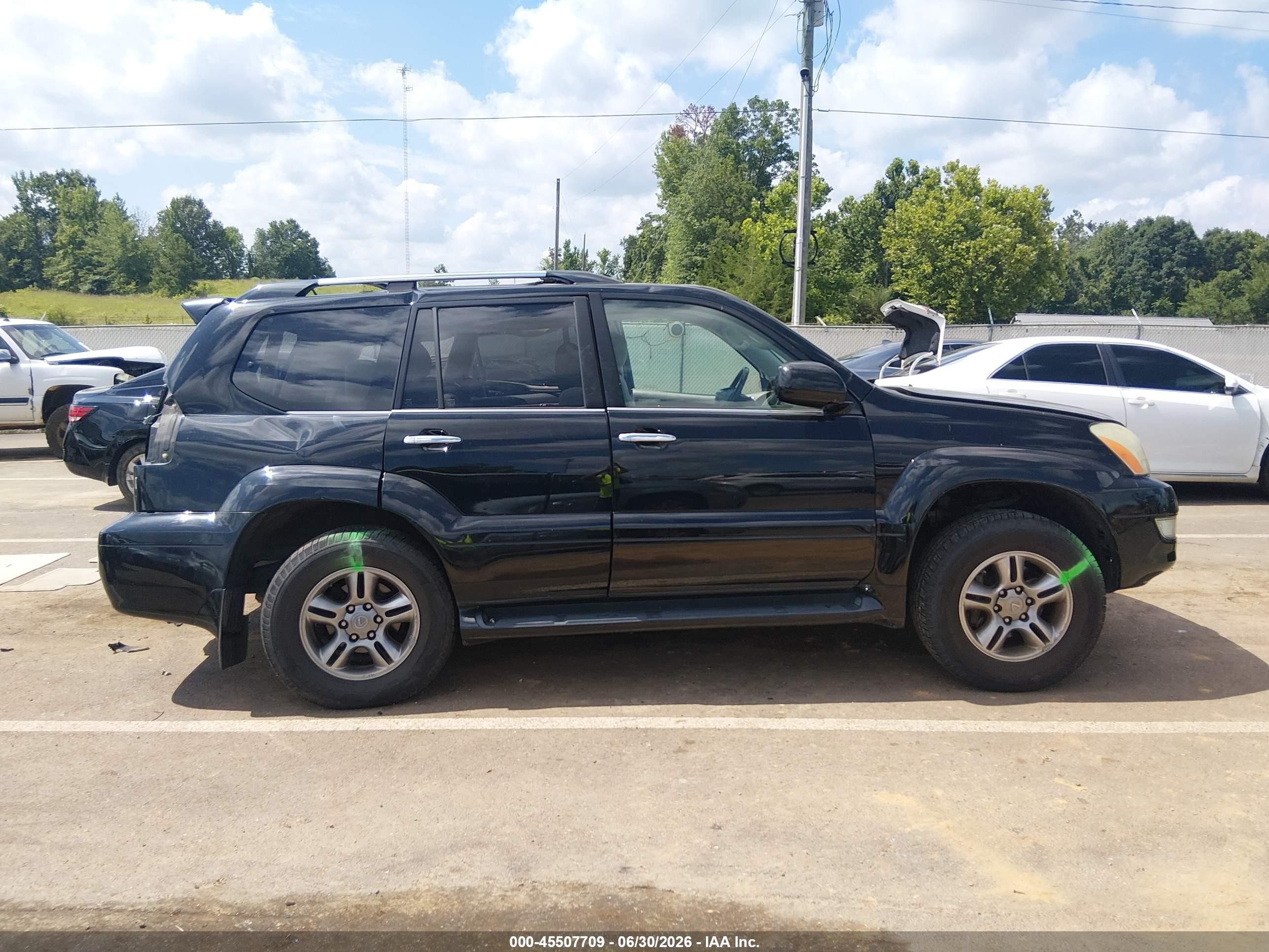 2009 Lexus Gx 470   Black vin: JTJBT20X090174928