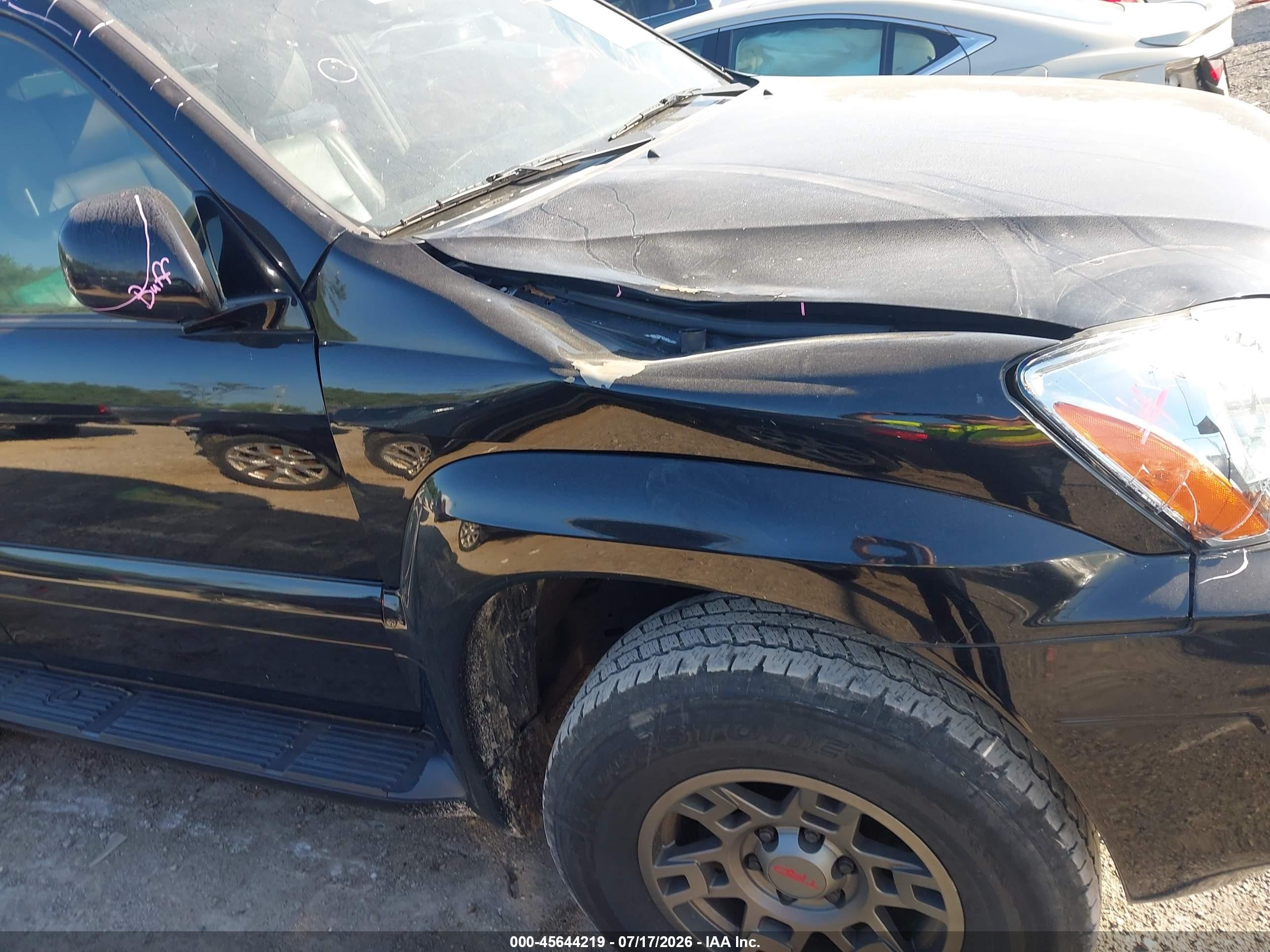 2009 Lexus Gx 470   Black vin: JTJBT20X090176193