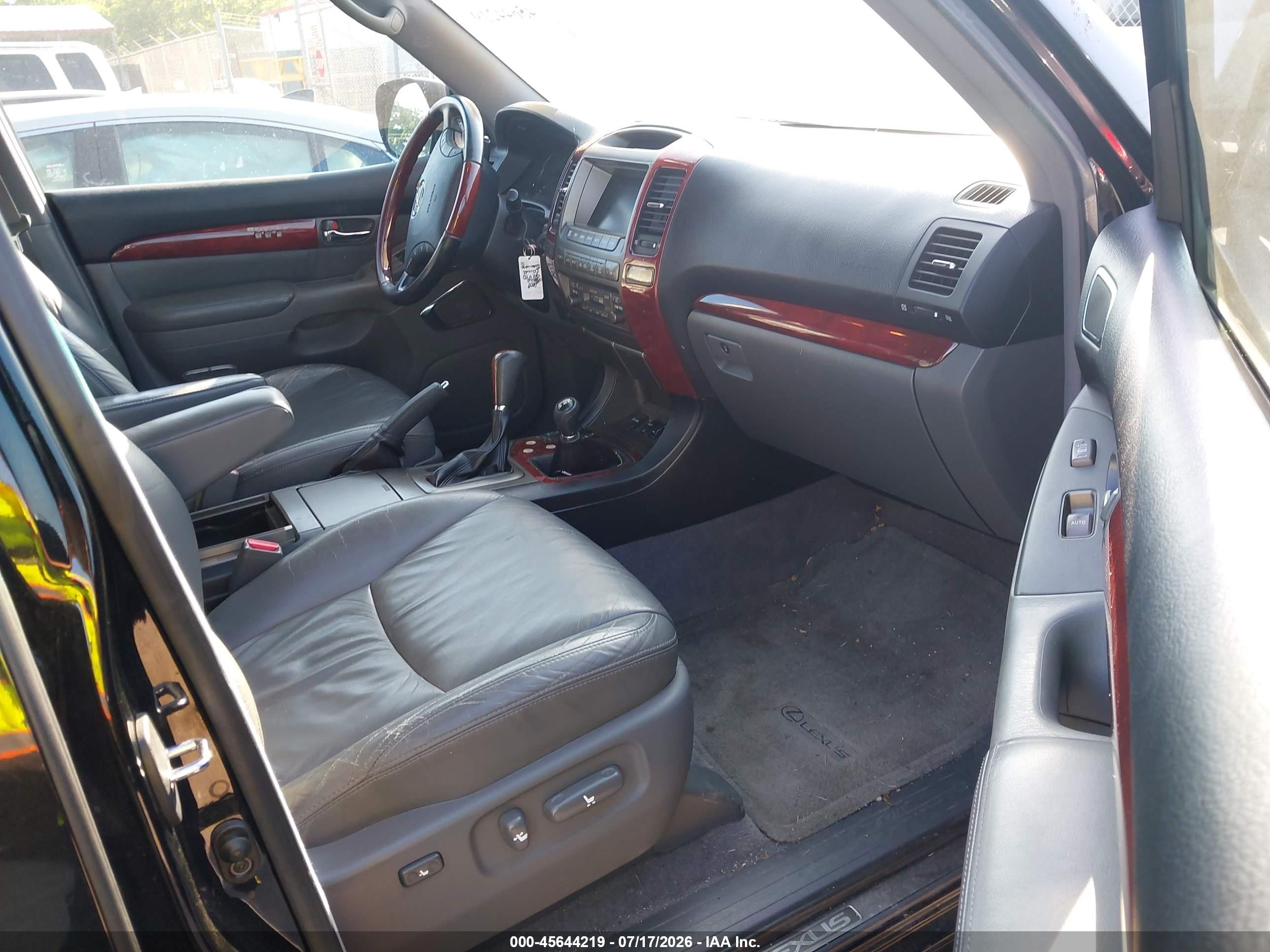 2009 Lexus Gx 470   Black vin: JTJBT20X090176193