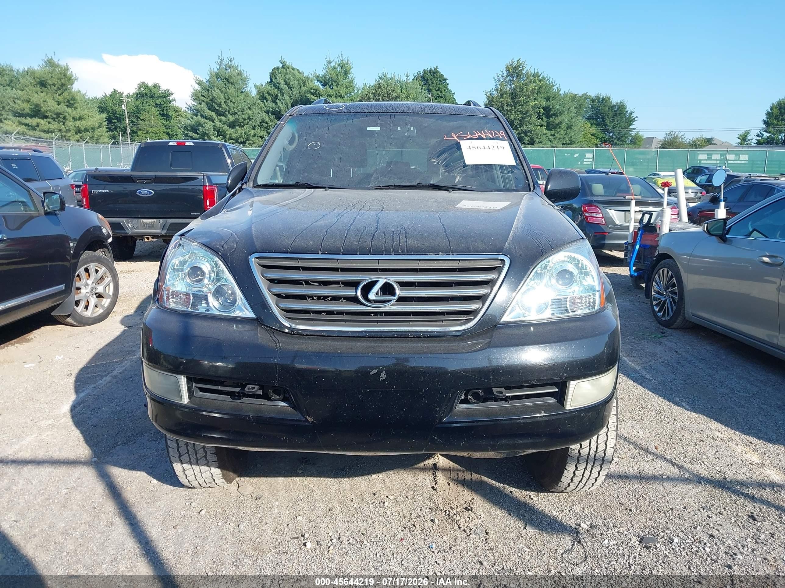 2009 Lexus Gx 470   Black vin: JTJBT20X090176193