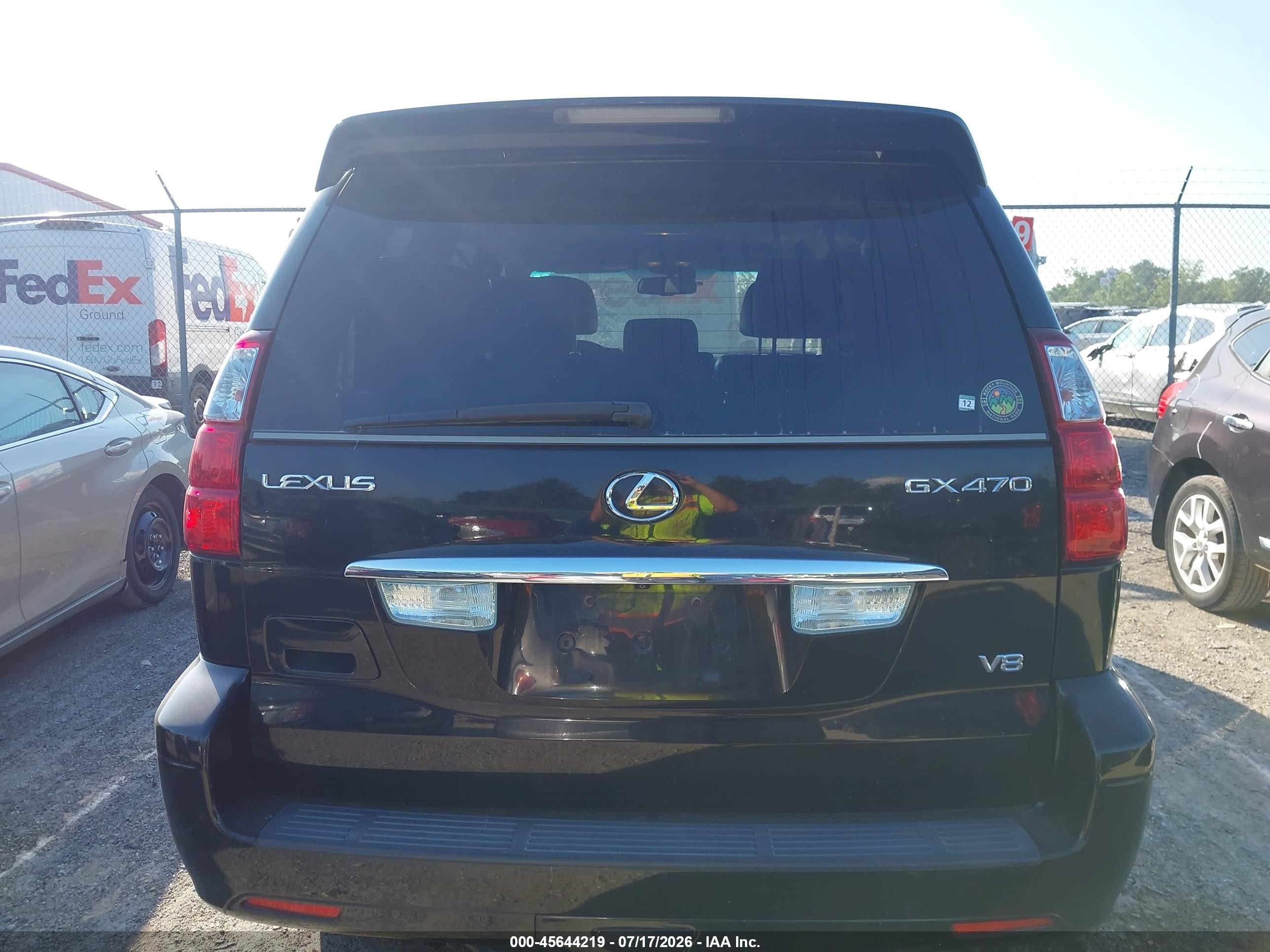 2009 Lexus Gx 470   Black vin: JTJBT20X090176193