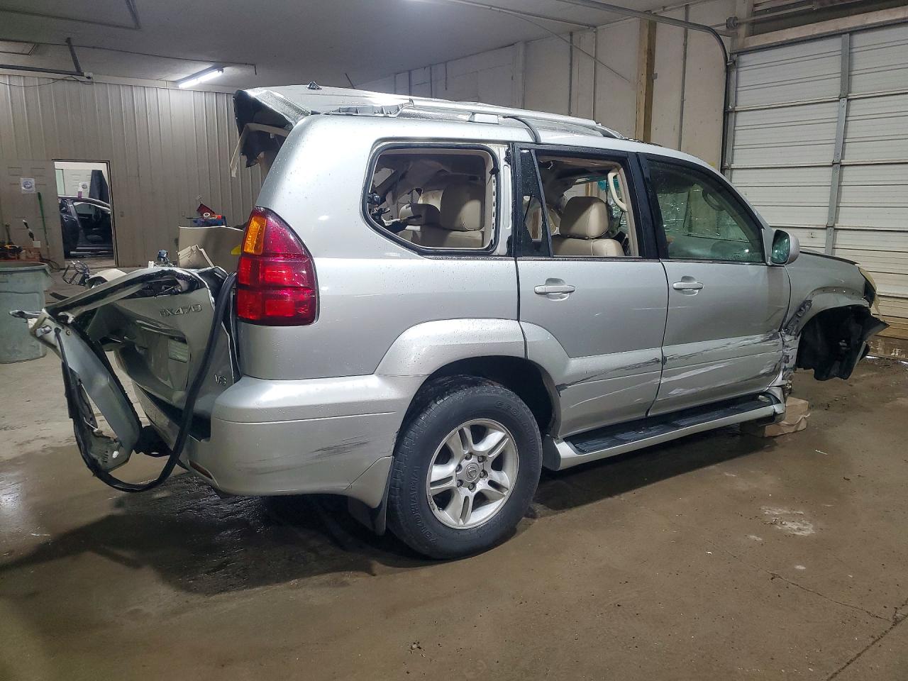 2003 Lexus Gx 470 Silver vin: JTJBT20X130012958
