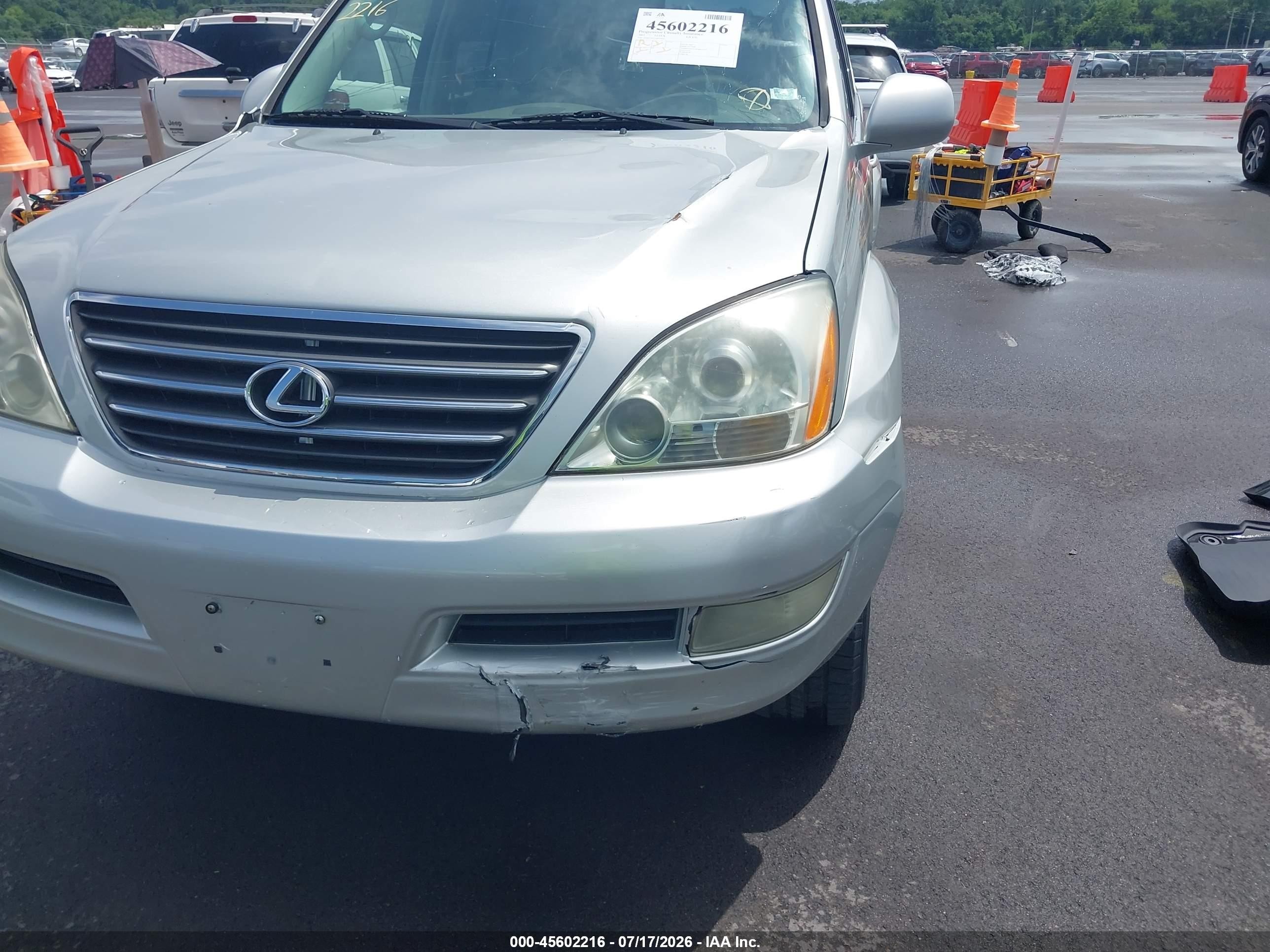 2003 Lexus Gx 470   Gray vin: JTJBT20X130015956