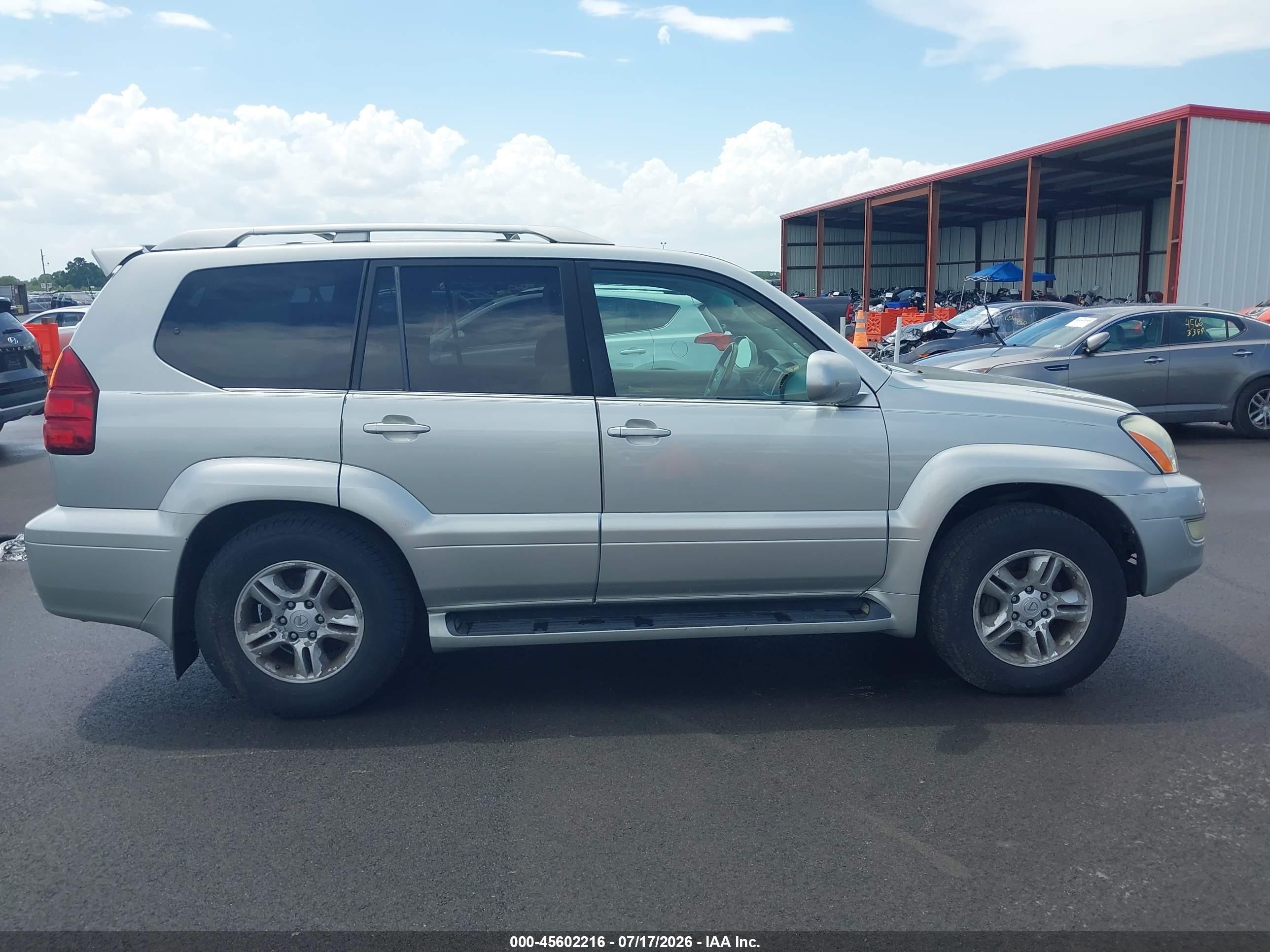 2003 Lexus Gx 470   Gray vin: JTJBT20X130015956
