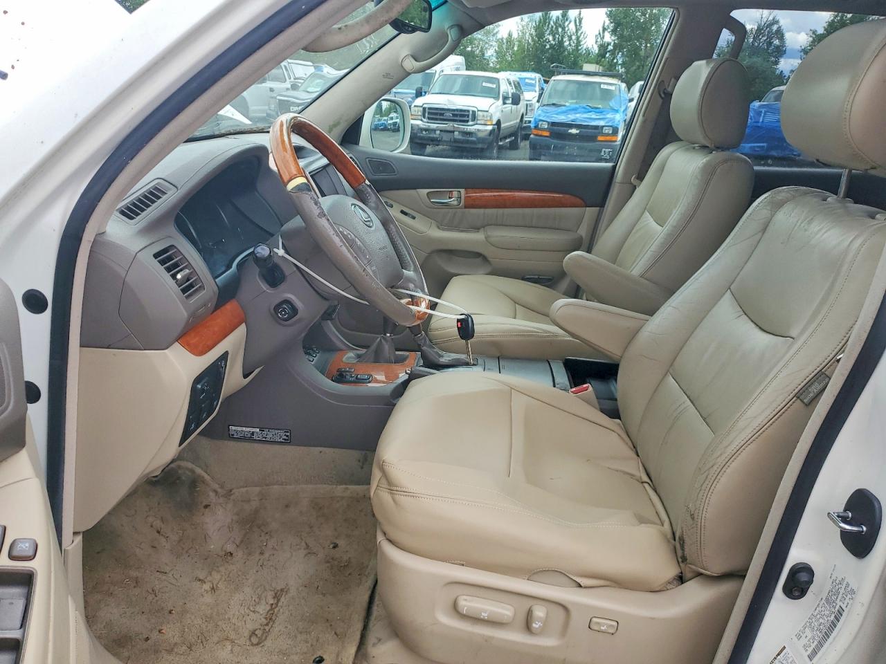 2004 Lexus Gx 470 White vin: JTJBT20X140037313