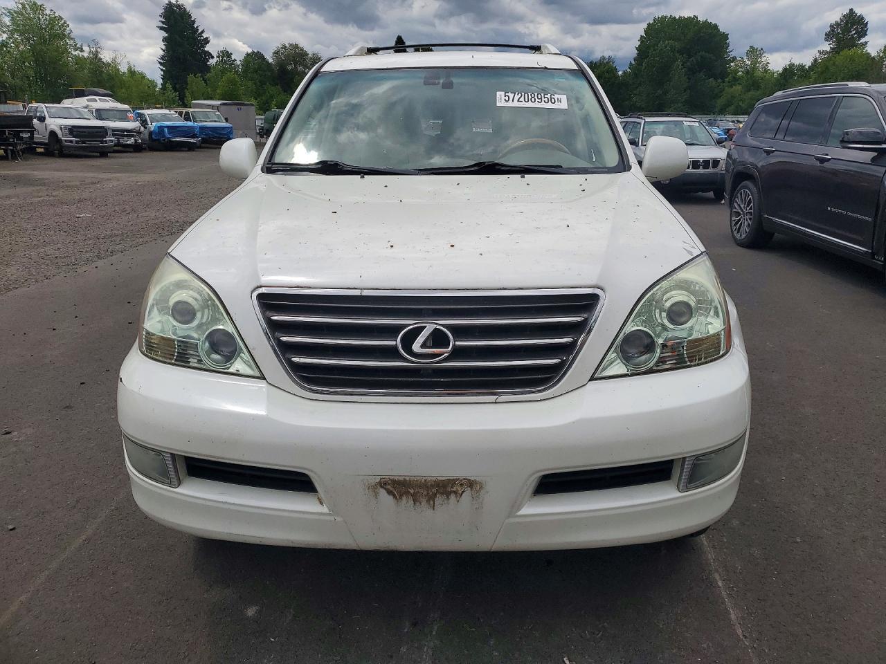 2004 Lexus Gx 470 White vin: JTJBT20X140037313