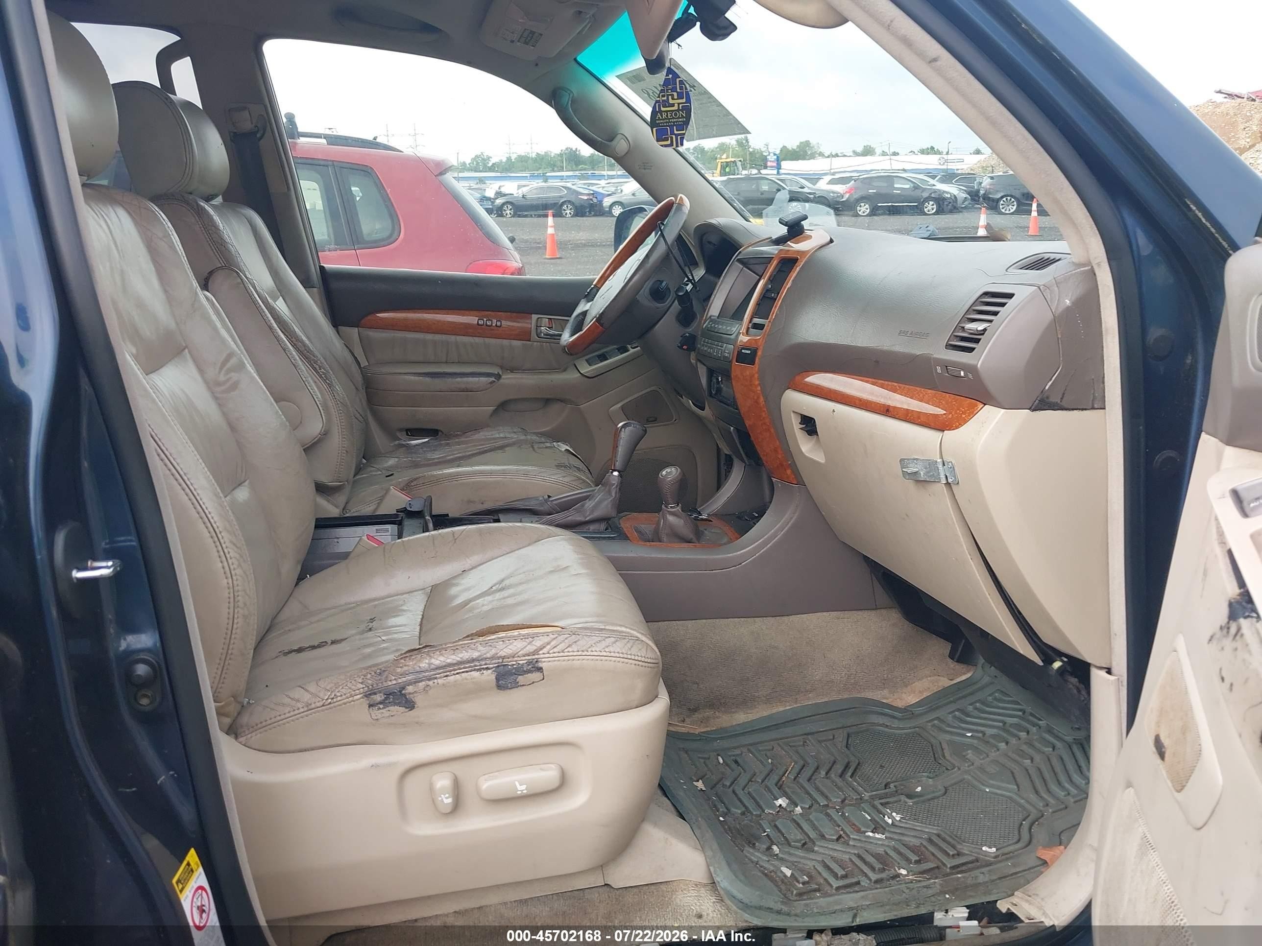 2004 Lexus Gx 470   Blue vin: JTJBT20X140038848