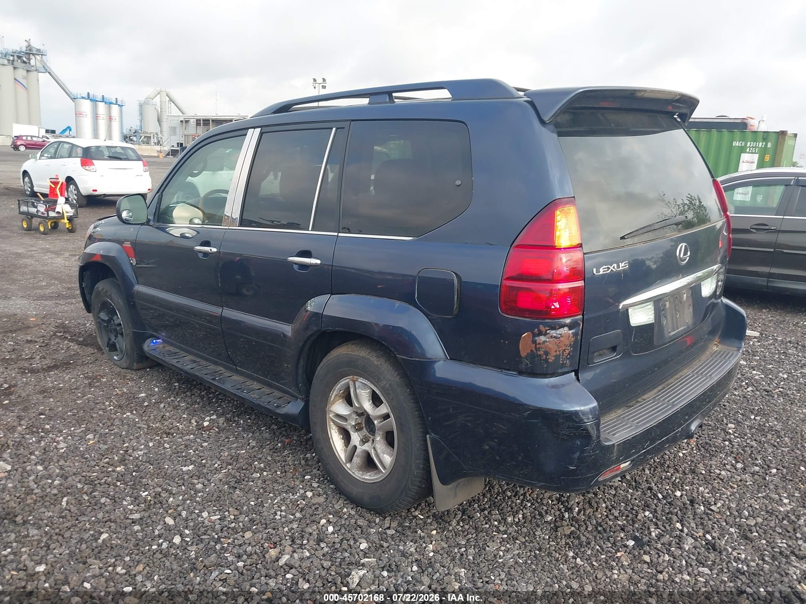 2004 Lexus Gx 470   Blue vin: JTJBT20X140038848