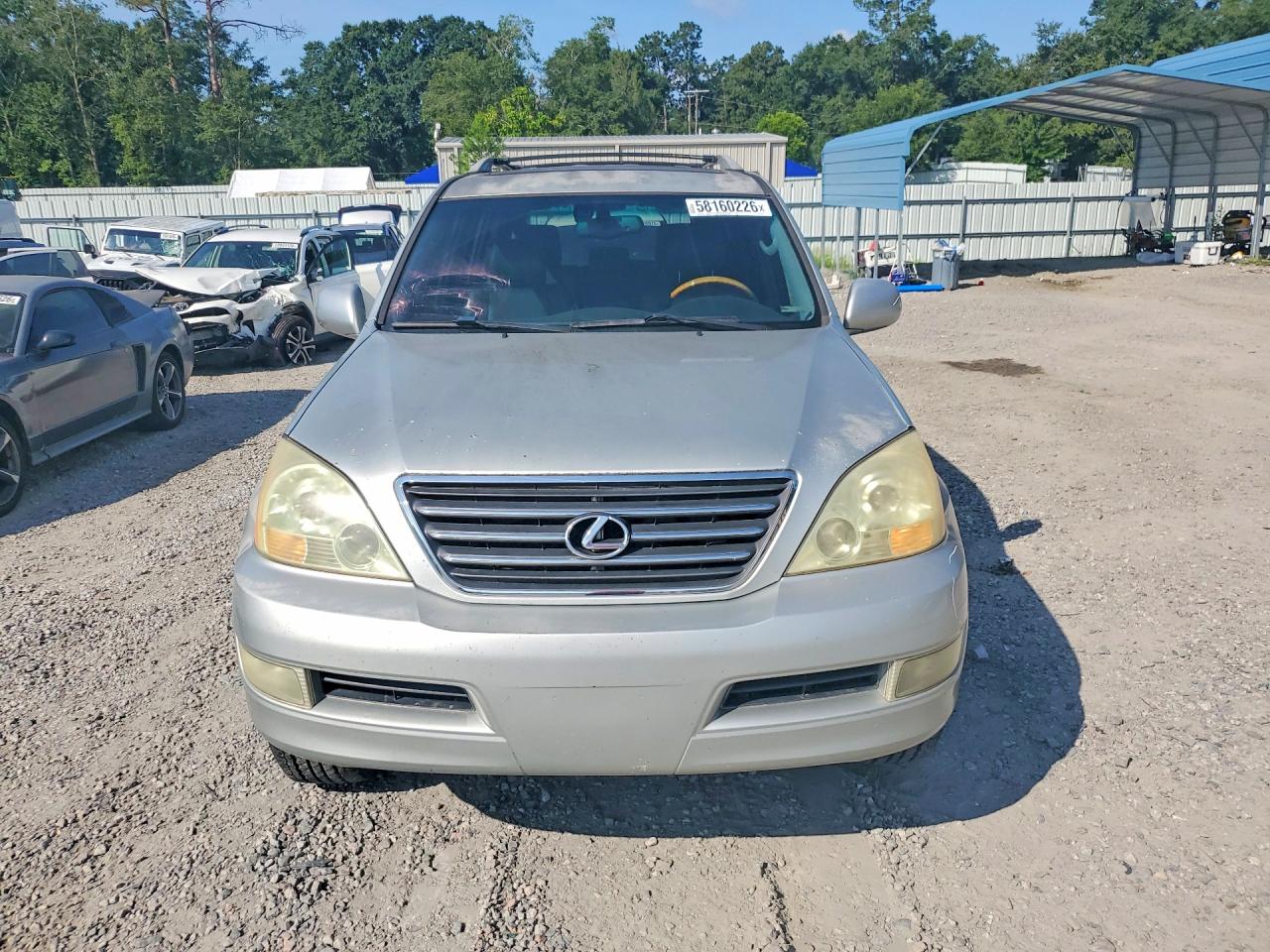 2004 Lexus Gx 470 Silver vin: JTJBT20X140044472