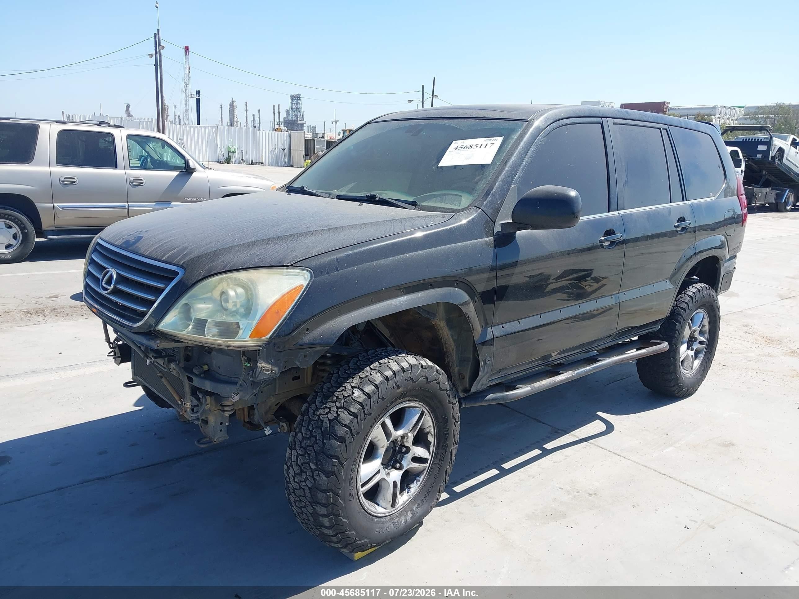 2005 Lexus Gx 470   Black vin: JTJBT20X150076940