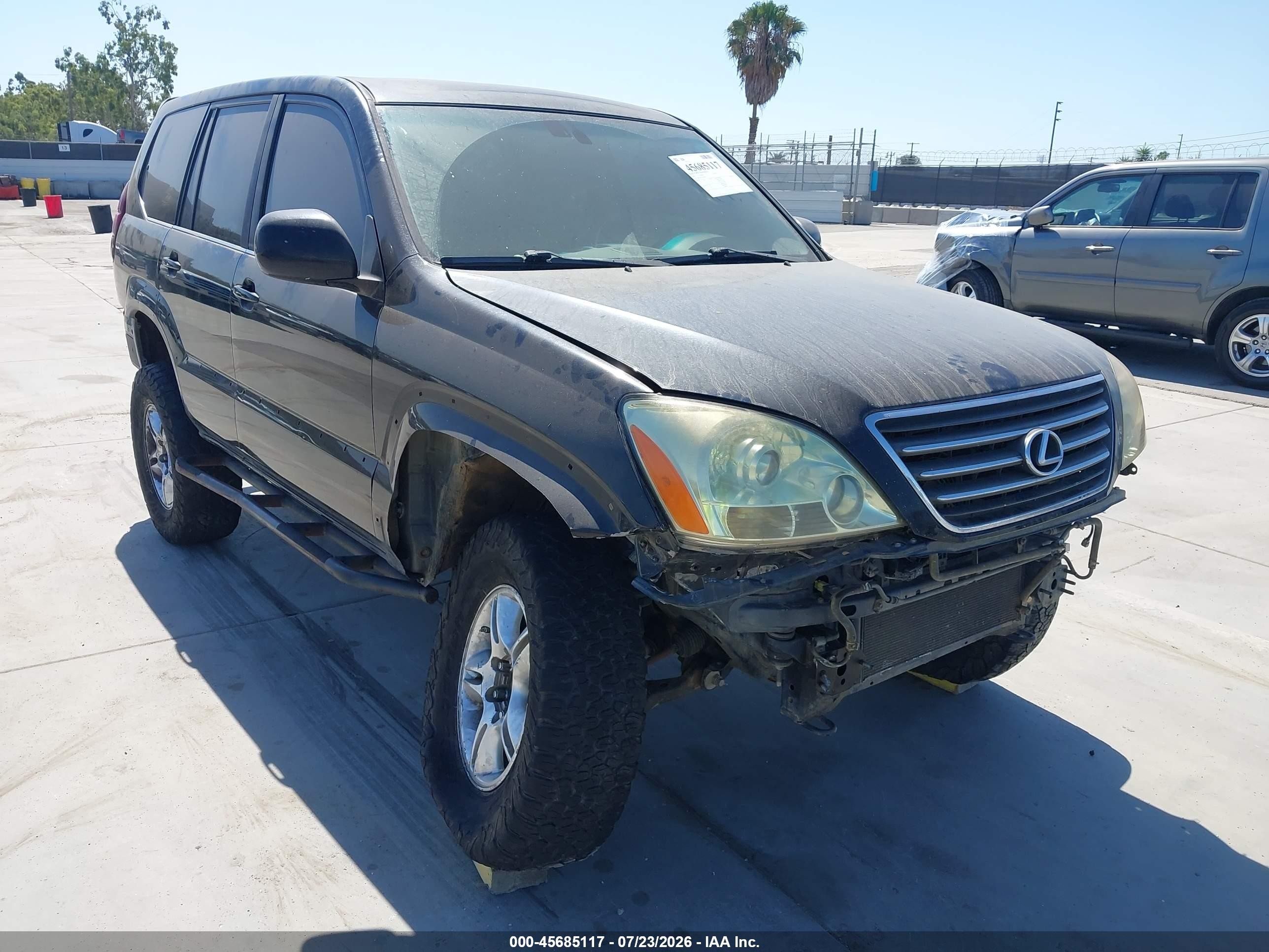 2005 Lexus Gx 470   Black vin: JTJBT20X150076940