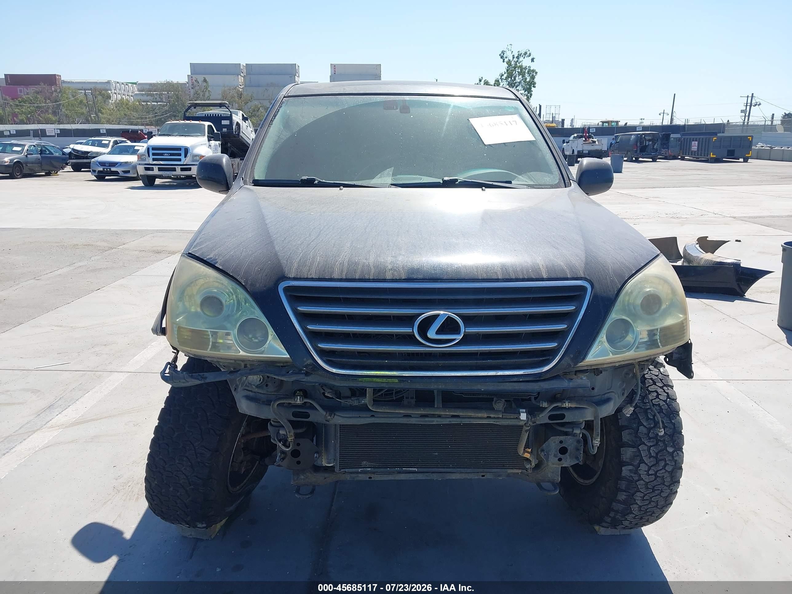 2005 Lexus Gx 470   Black vin: JTJBT20X150076940