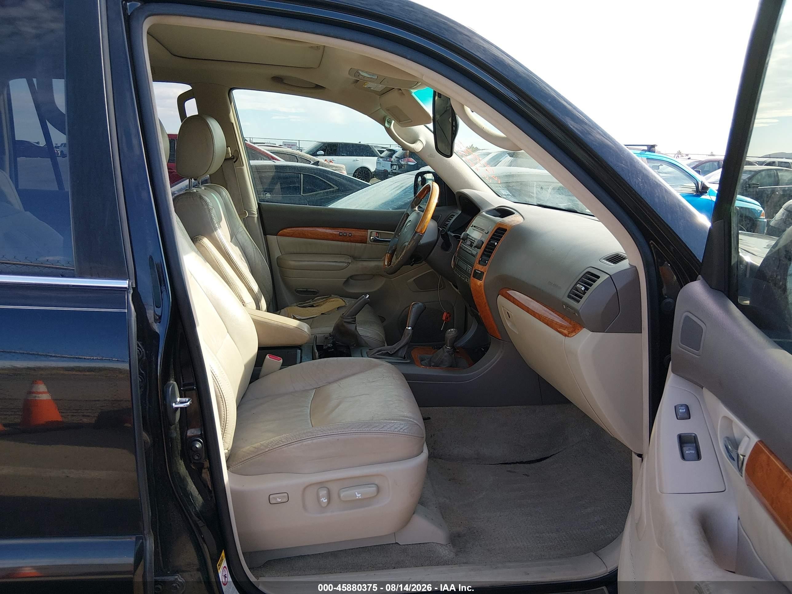 2005 Lexus Gx 470   Black vin: JTJBT20X150090966