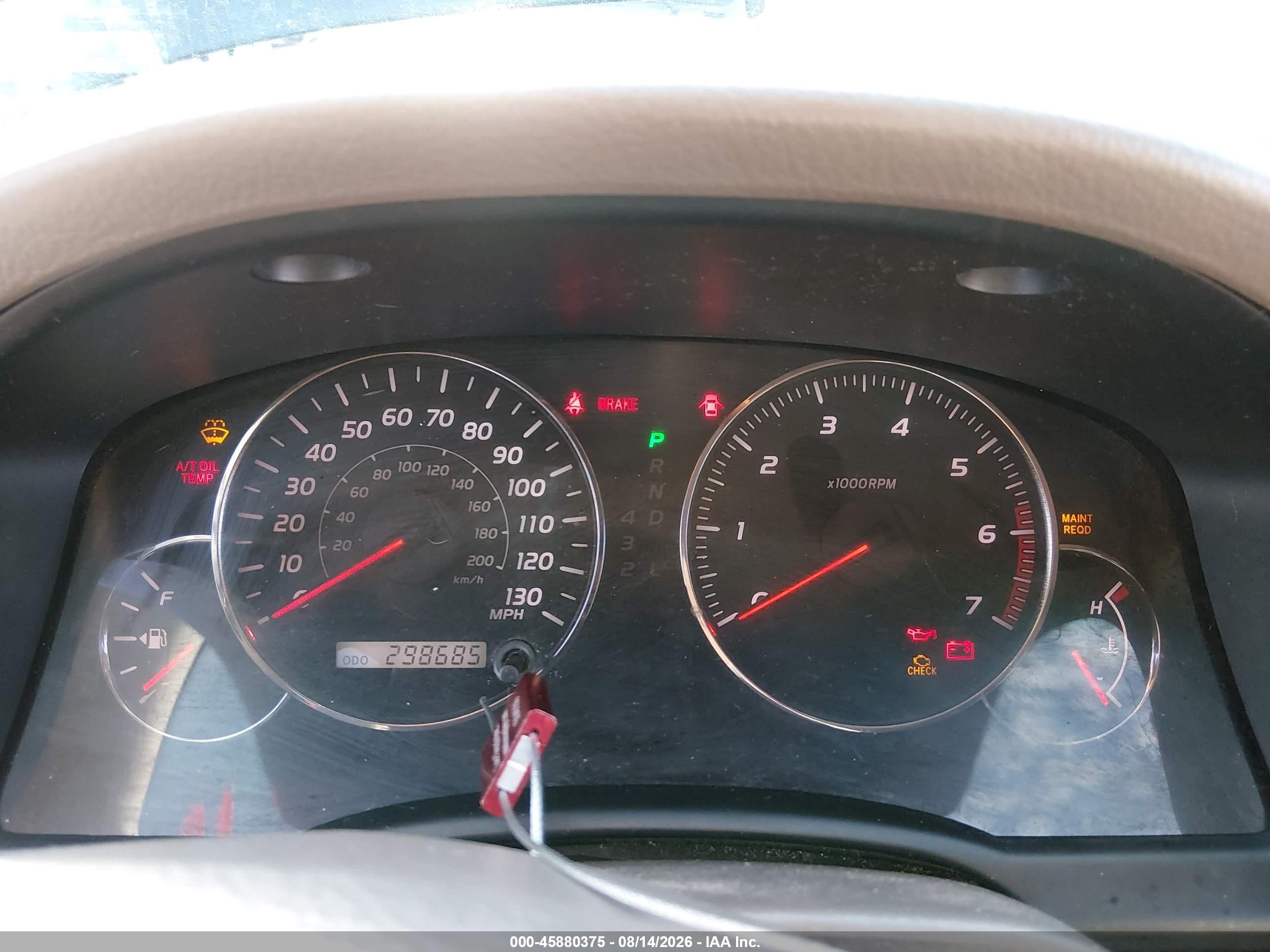 2005 Lexus Gx 470   Black vin: JTJBT20X150090966