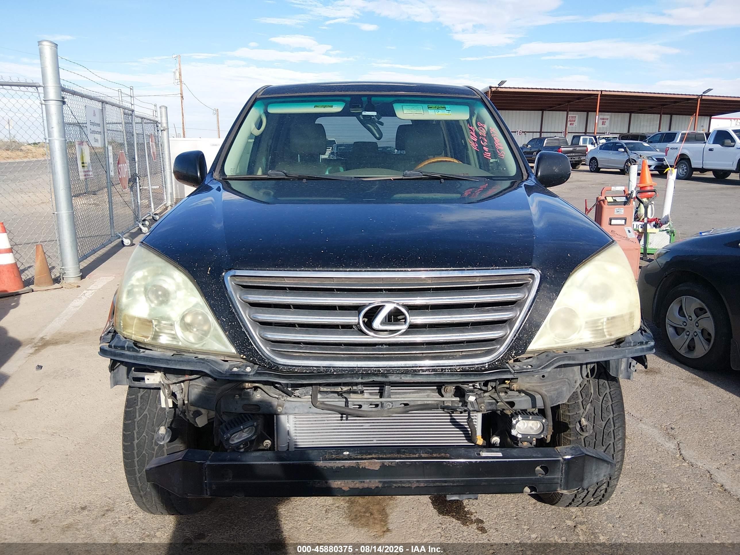 2005 Lexus Gx 470   Black vin: JTJBT20X150090966