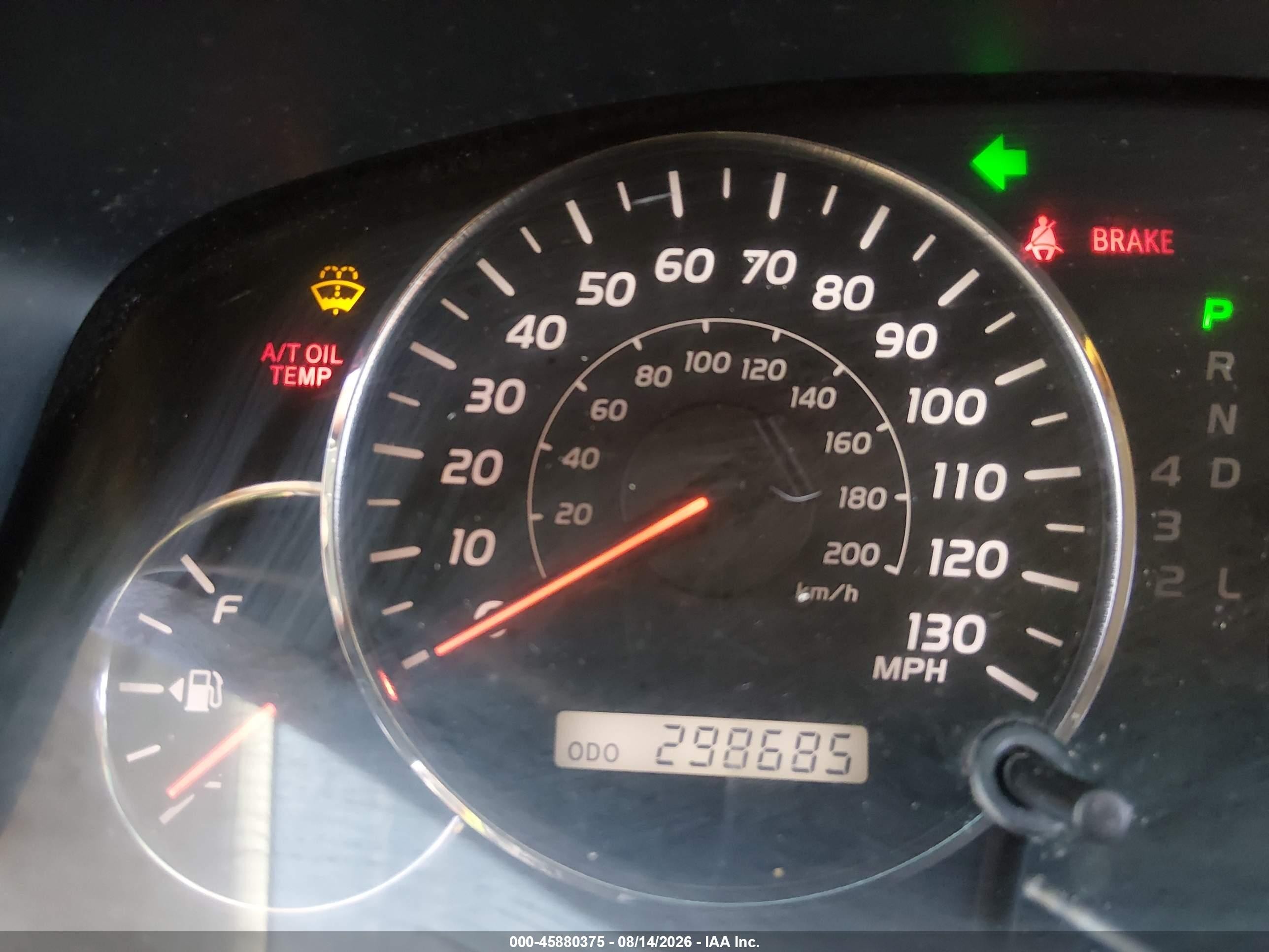 2005 Lexus Gx 470   Black vin: JTJBT20X150090966